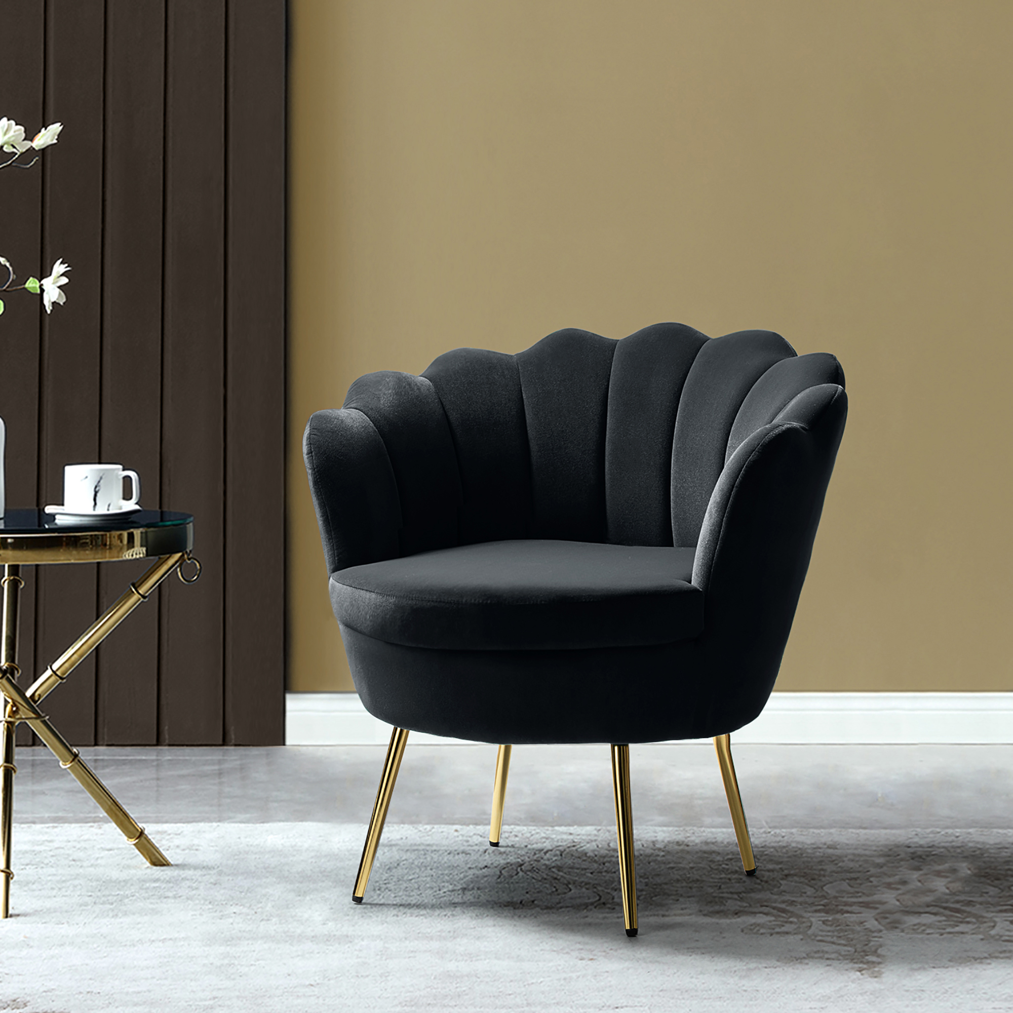 Donata-Black-Velvet-Channel-Tufted-Barrel-Accent-Chair