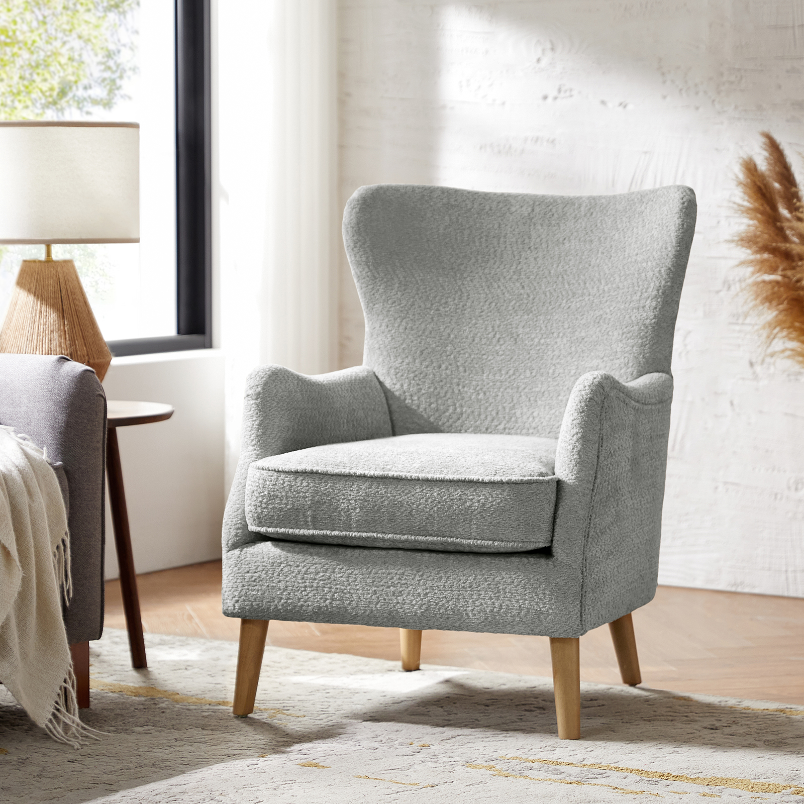 Donna-Grey-Chenille-Wingback-Accent-Chair-1