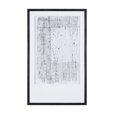 Dot-Texture-I-by-Mercana-Studio-a-Hand-Embelished-Textured-Framed-Art-Print-Matted-under-Glass