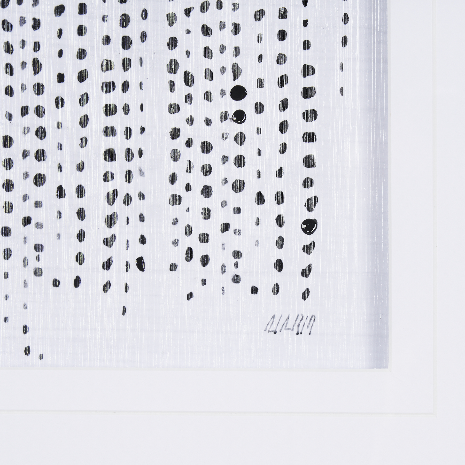 Dot-Texture-II-by-Mercana-Studio-a-Hand-Embelished-Textured-Framed-Art-Print-Matted-under-Glass-6