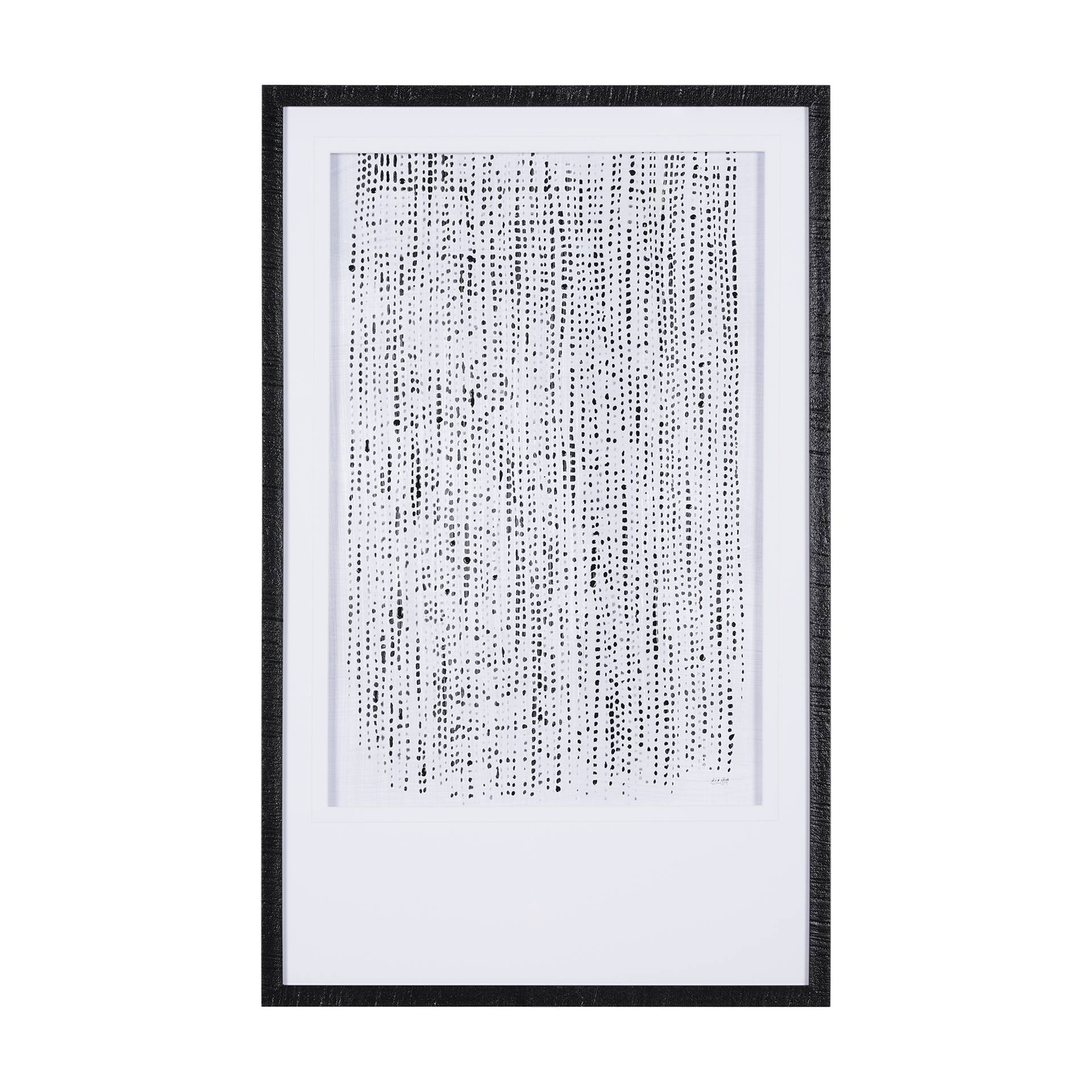 Dot-Texture-II-by-Mercana-Studio-a-Hand-Embelished-Textured-Framed-Art-Print-Matted-under-Glass