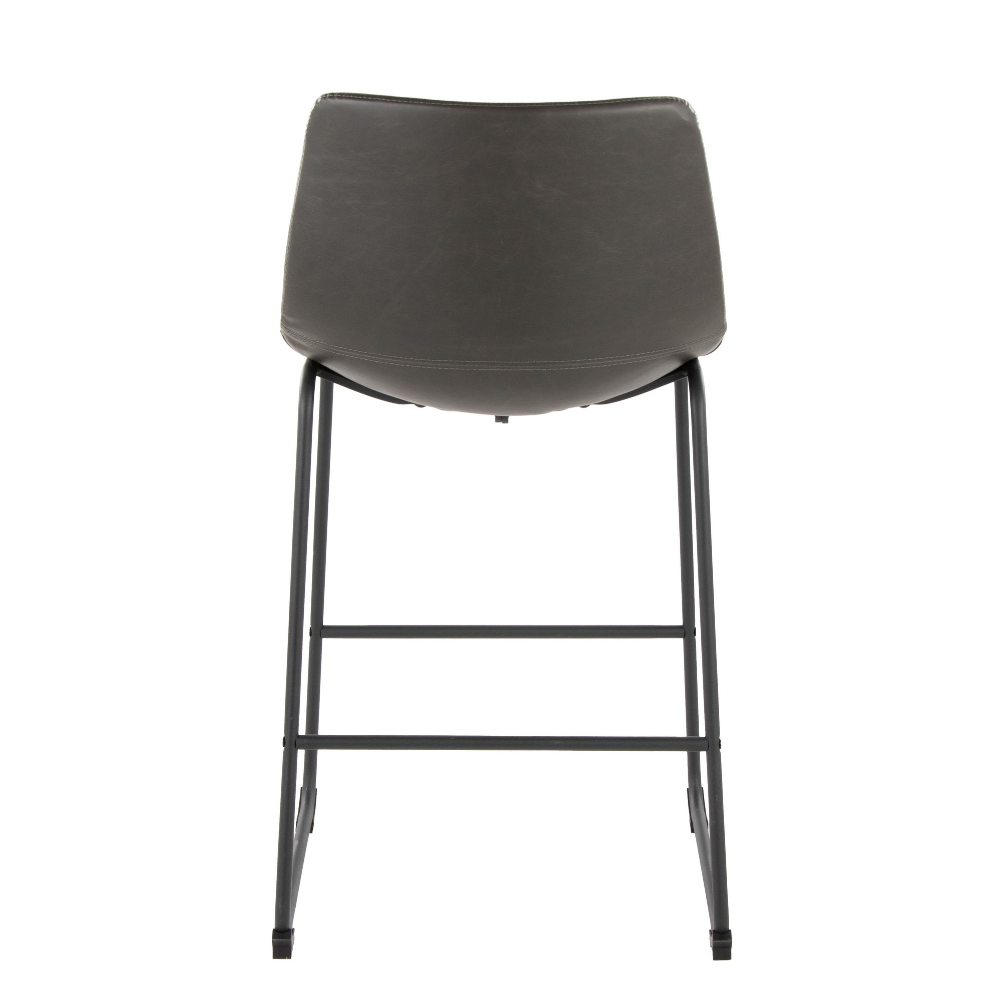 Duke-26-Inch-Black-Metal-Grey-Faux-Leather-Counter-Stool-3