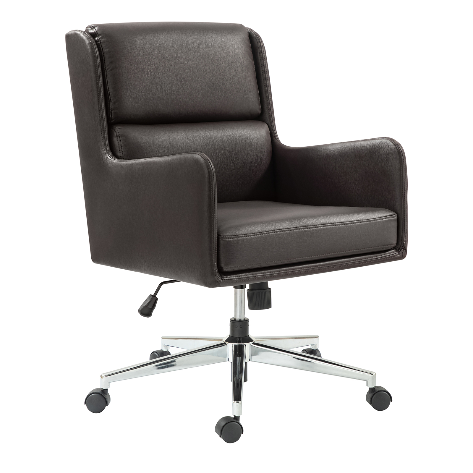 Duke-Brown-Faux-Leather-Ergonomic-Home-Office-Chair