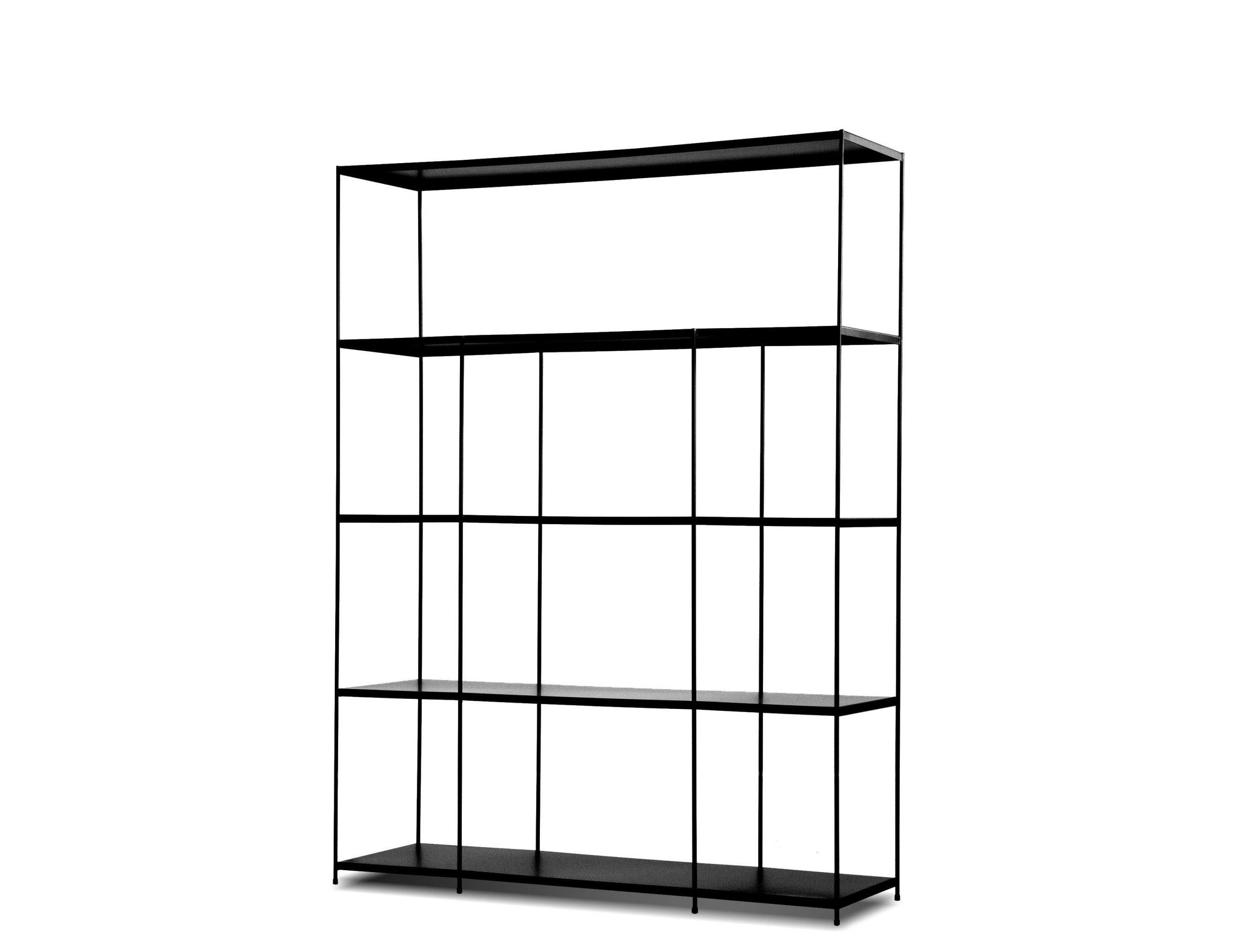 ETTA-WIDE-Black-Metal-Bookshelf-Black-Powder-Coated