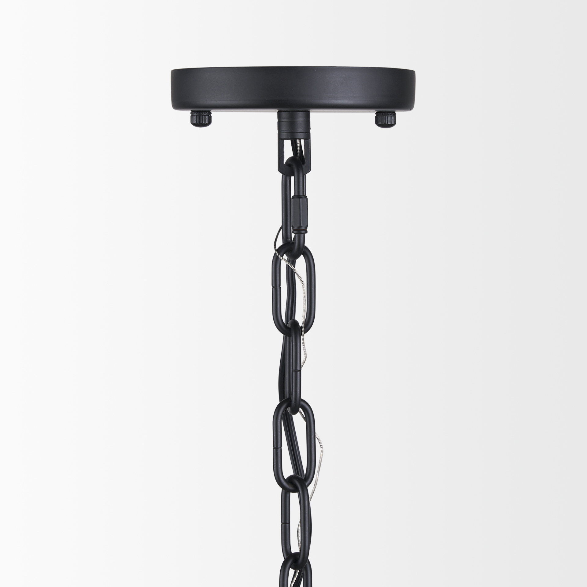 Edie-Matte-Black-Metal-w-Frosted-Glass-Globe-1-Light-Pendant-3