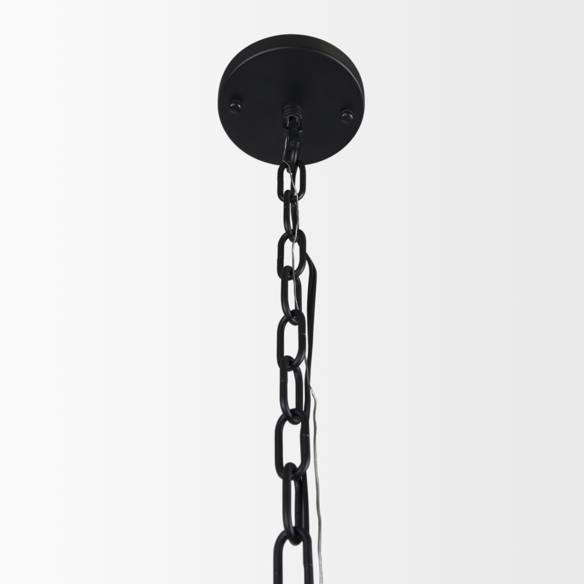 Edie-Matte-Black-Metal-w-Frosted-Glass-Globe-1-Light-Pendant-4