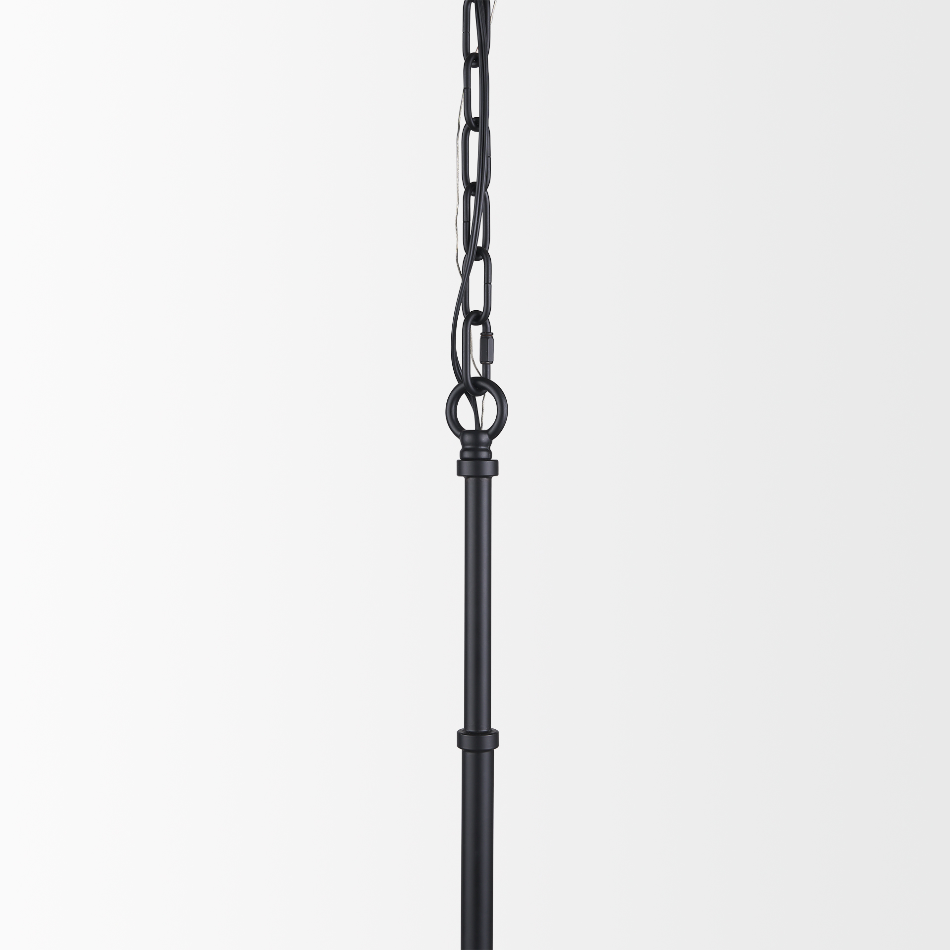 Edie-Matte-Black-Metal-w-Frosted-Glass-Globe-1-Light-Pendant-5