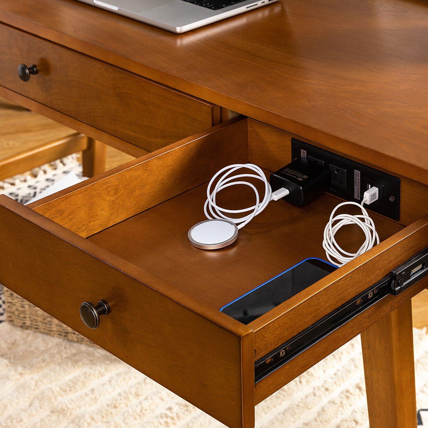 Edward-Acorn-Mid-Century-Modern-Desk-with-Charging-and-Management-2