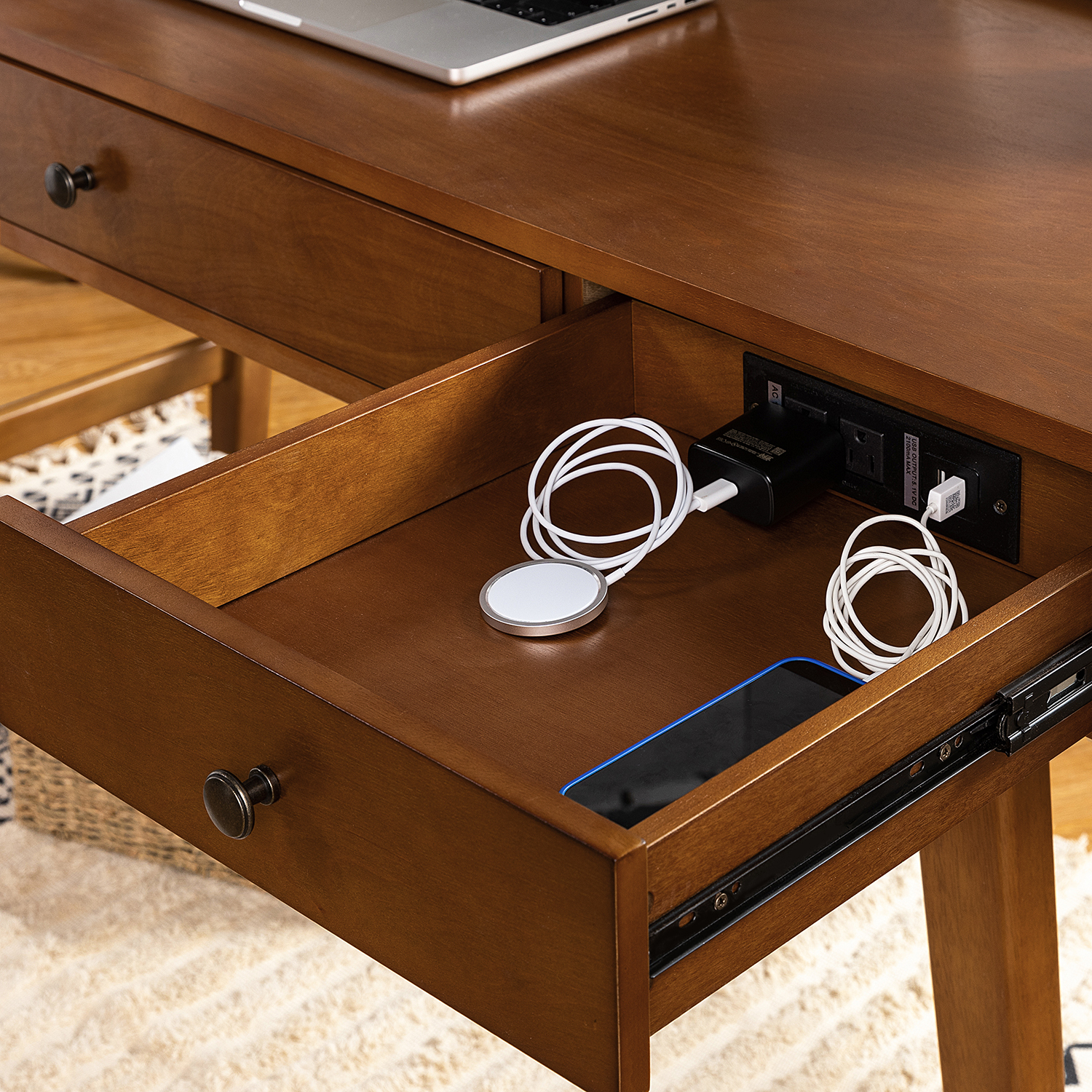 Edward-Walnut-Mid-Century-Modern-Charging-Desk-with-Drawers-2