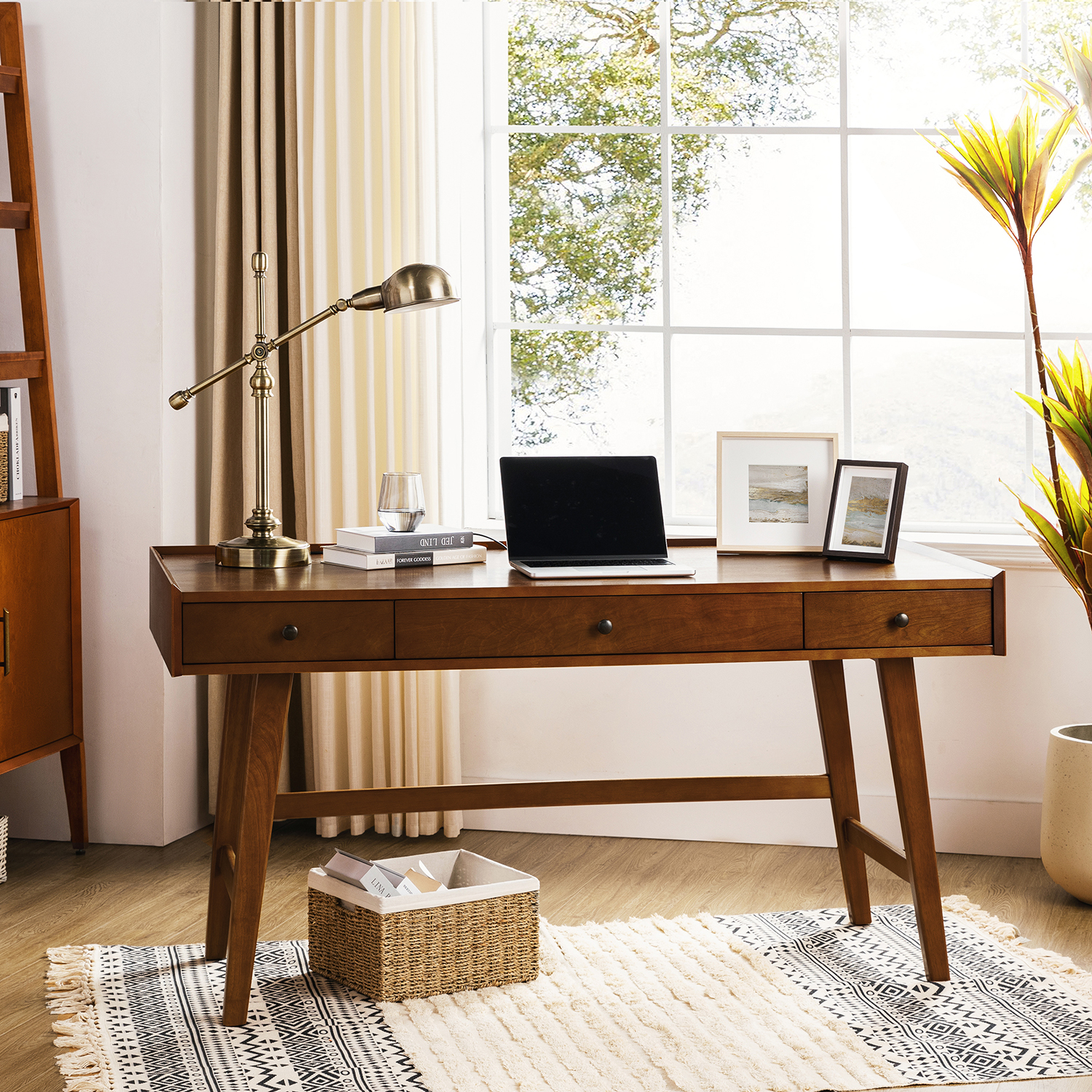 Edward-Walnut-Mid-Century-Modern-Charging-Desk-with-Drawers