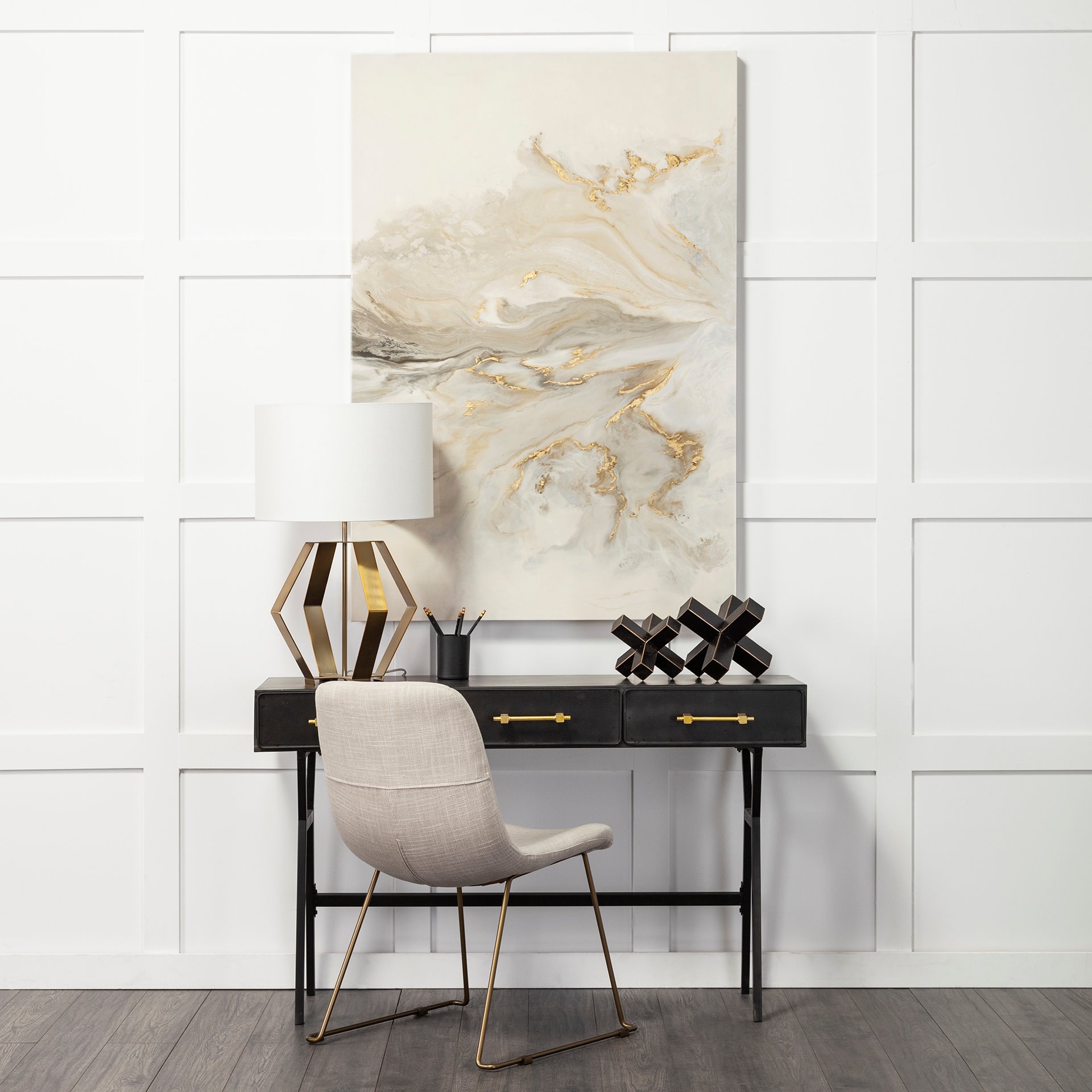 Edwards-26H-Gold-Metal-Base-w-Cream-Fabric-Shade-Table-Lamp-1