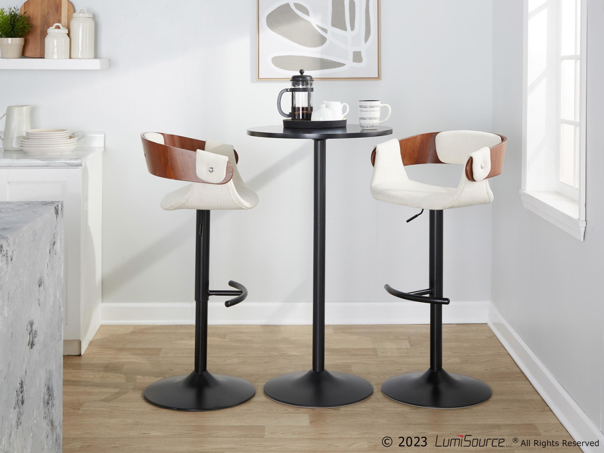 Elisa-Mid-Century-Modern-Cream-Fabric-Adjustable-Barstools-w-Rounded-T-Footrest-Set-of-2-2