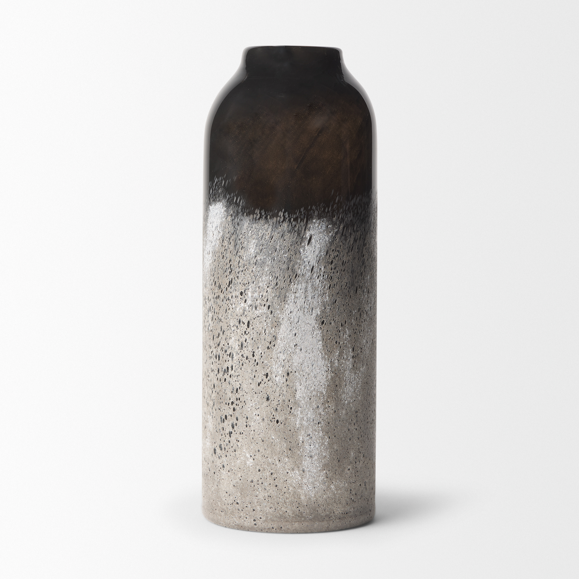 Emu-Tall-Black-w-Gray-Vase-5
