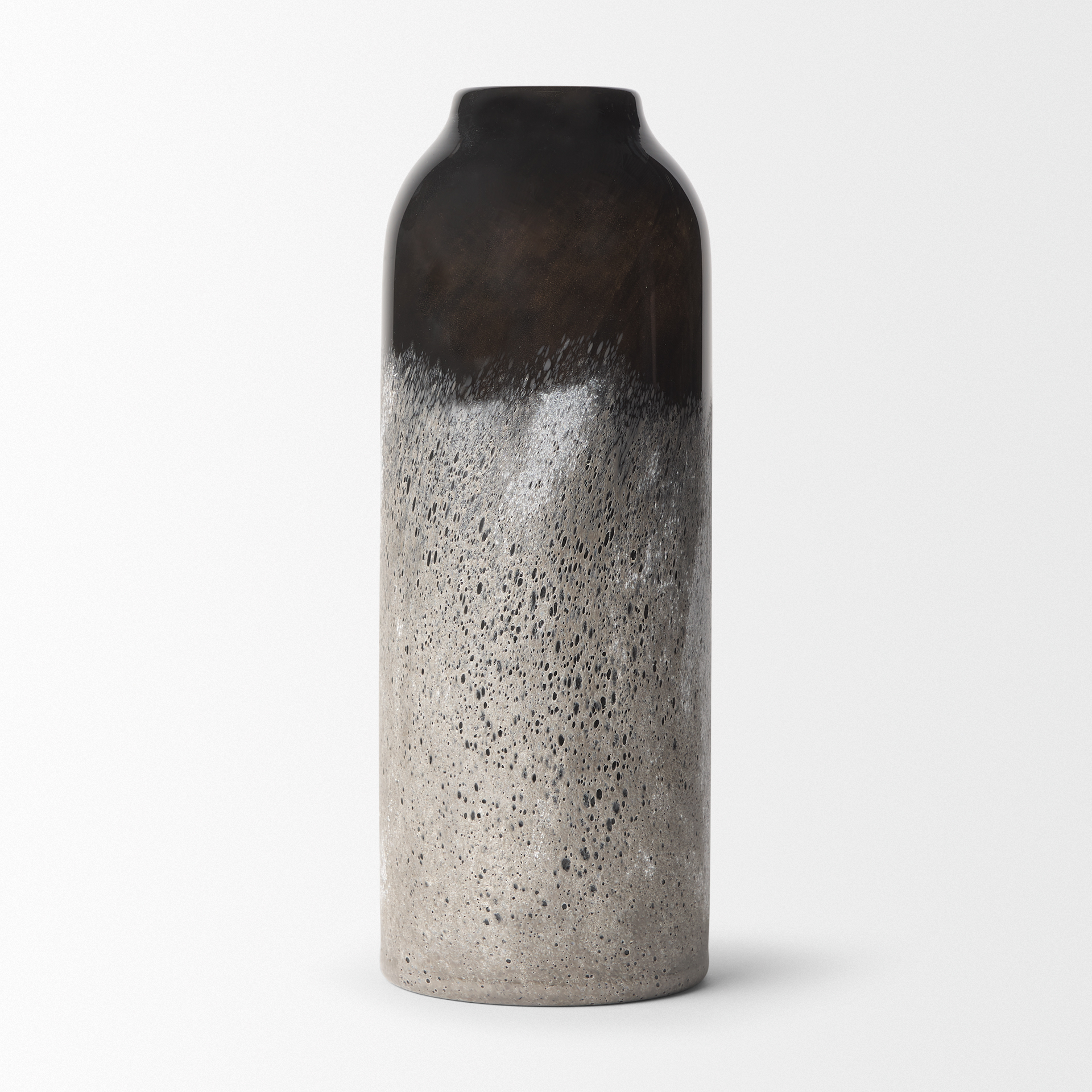 Emu-Tall-Black-w-Gray-Vase-6