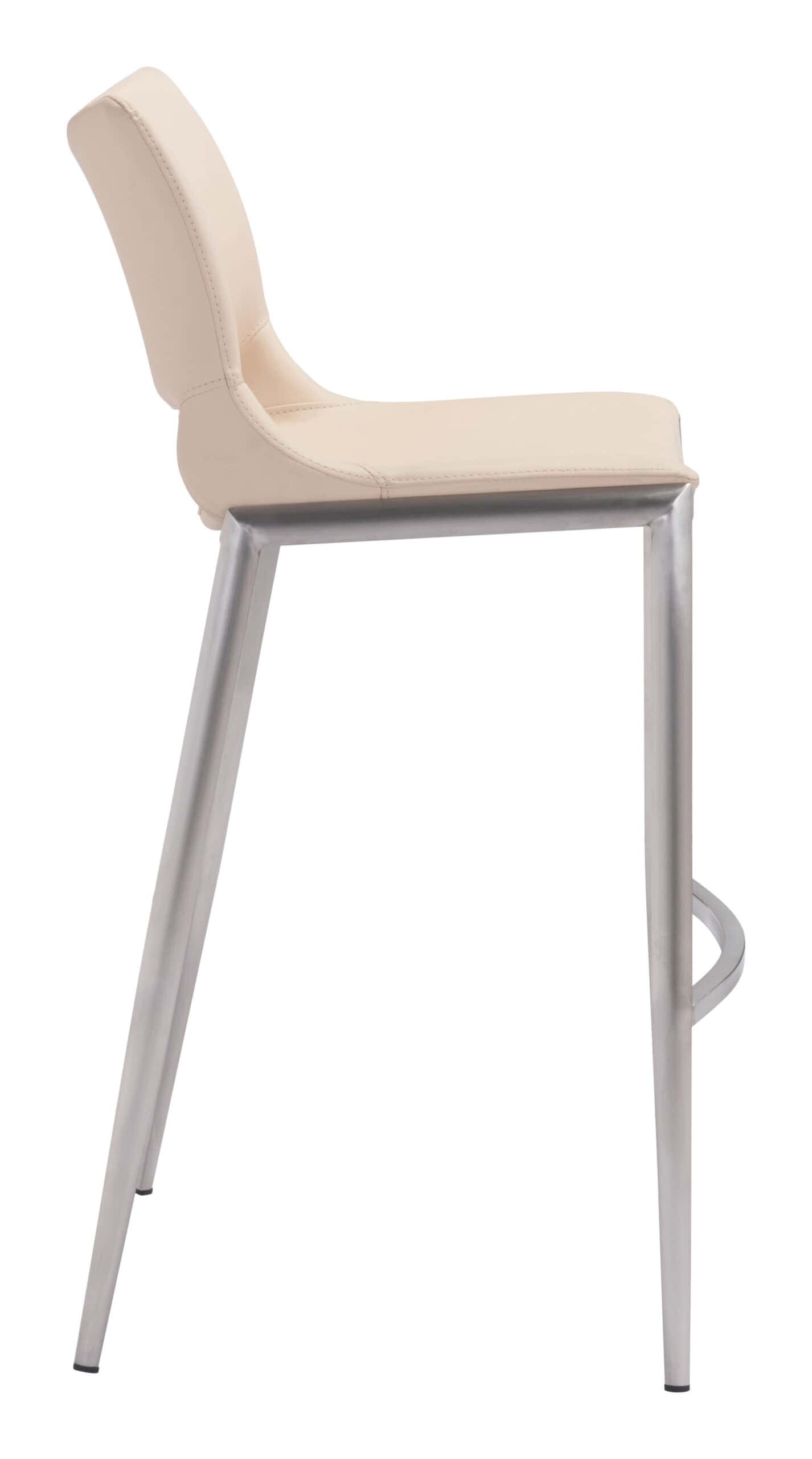Ergonomic-Light-Pink-Barstools-with-Footrest-and-Steel-Frame-Set-of-2-3