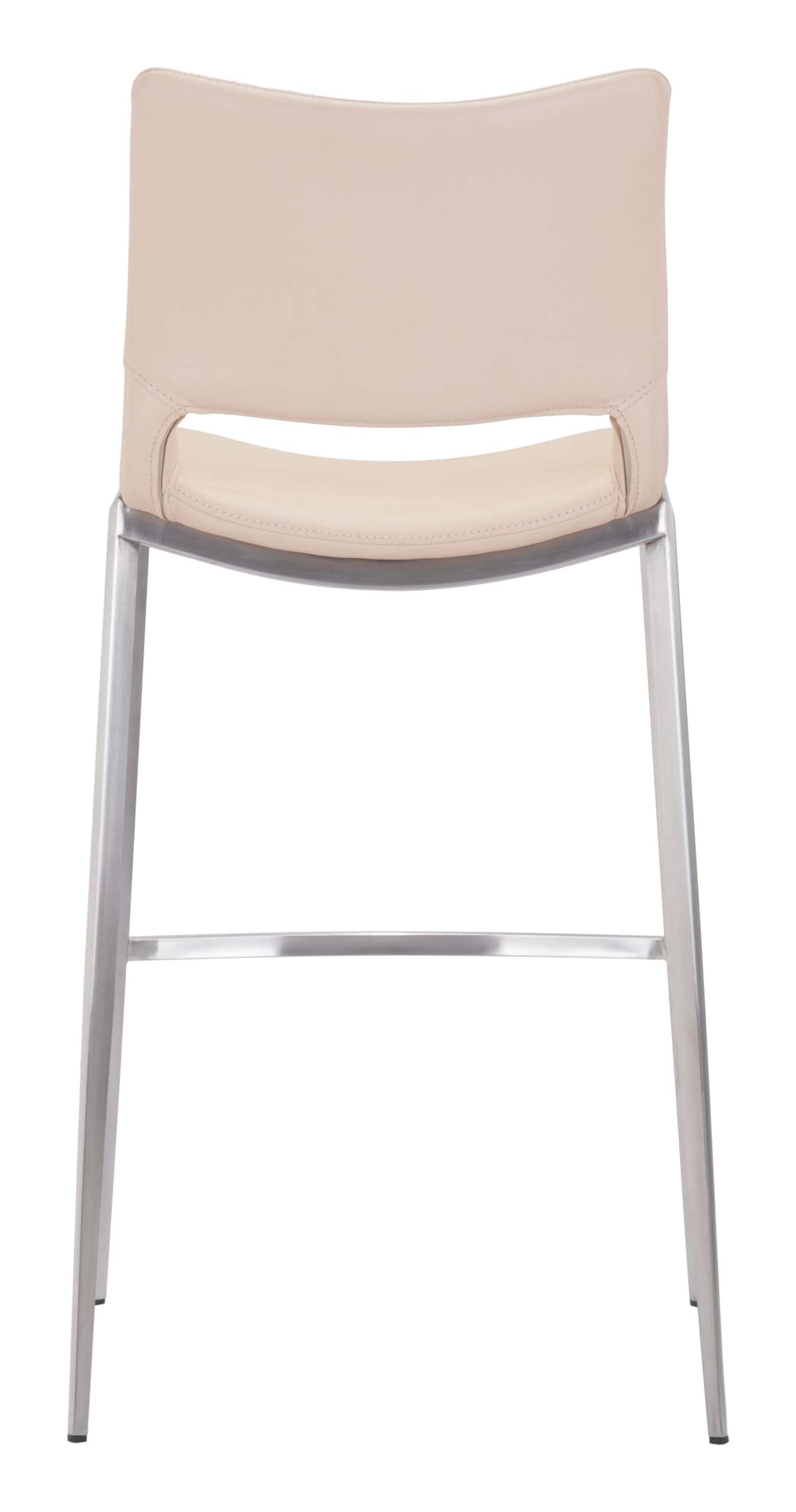 Ergonomic-Light-Pink-Barstools-with-Footrest-and-Steel-Frame-Set-of-2-5
