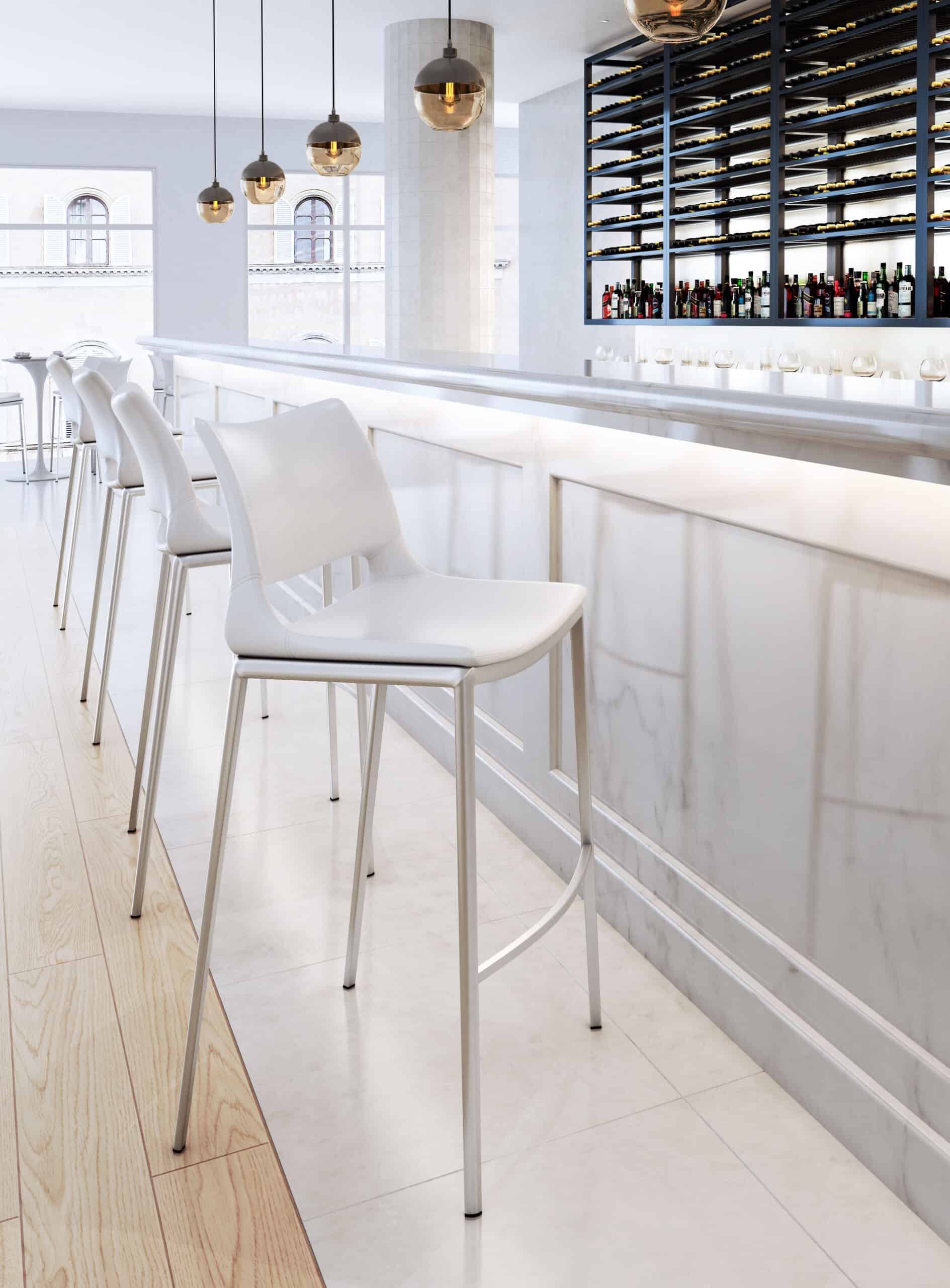 Ergonomic-White-Faux-Leather-Barstool-with-Stainless-Steel-Frame-Set-of-2-1