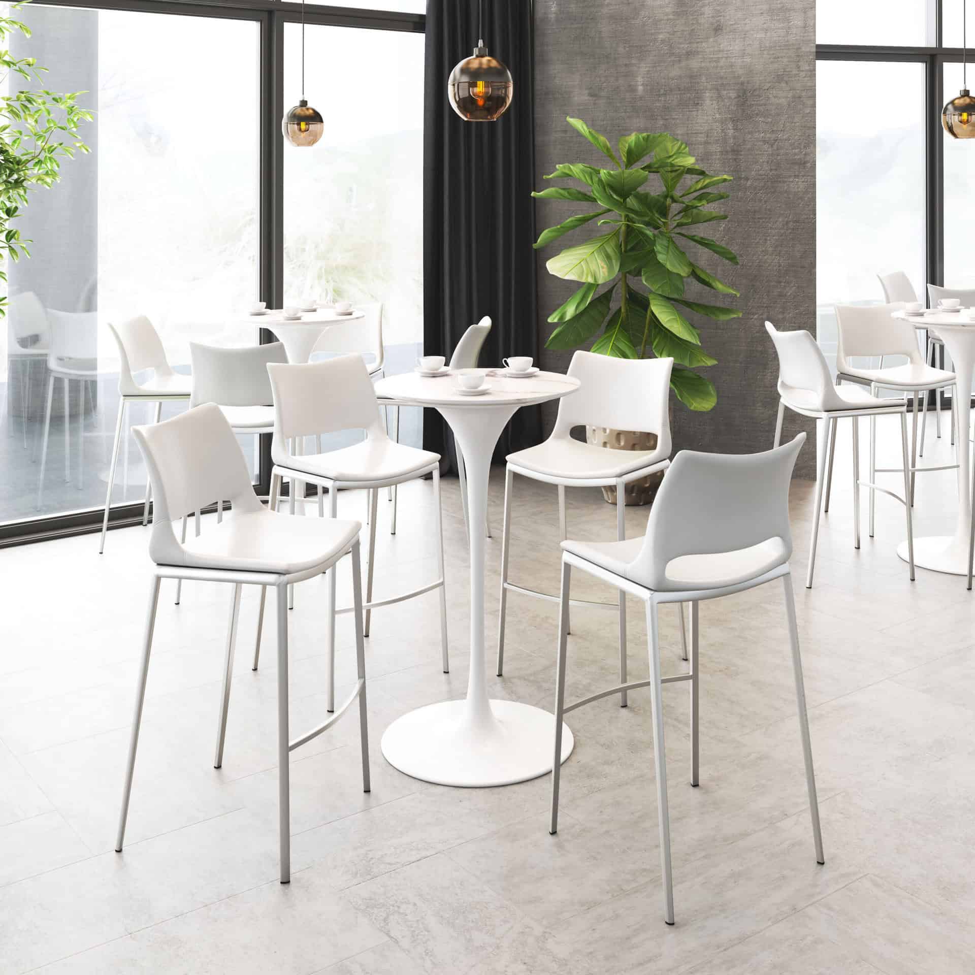 Ergonomic-White-Faux-Leather-Barstool-with-Stainless-Steel-Frame-Set-of-2