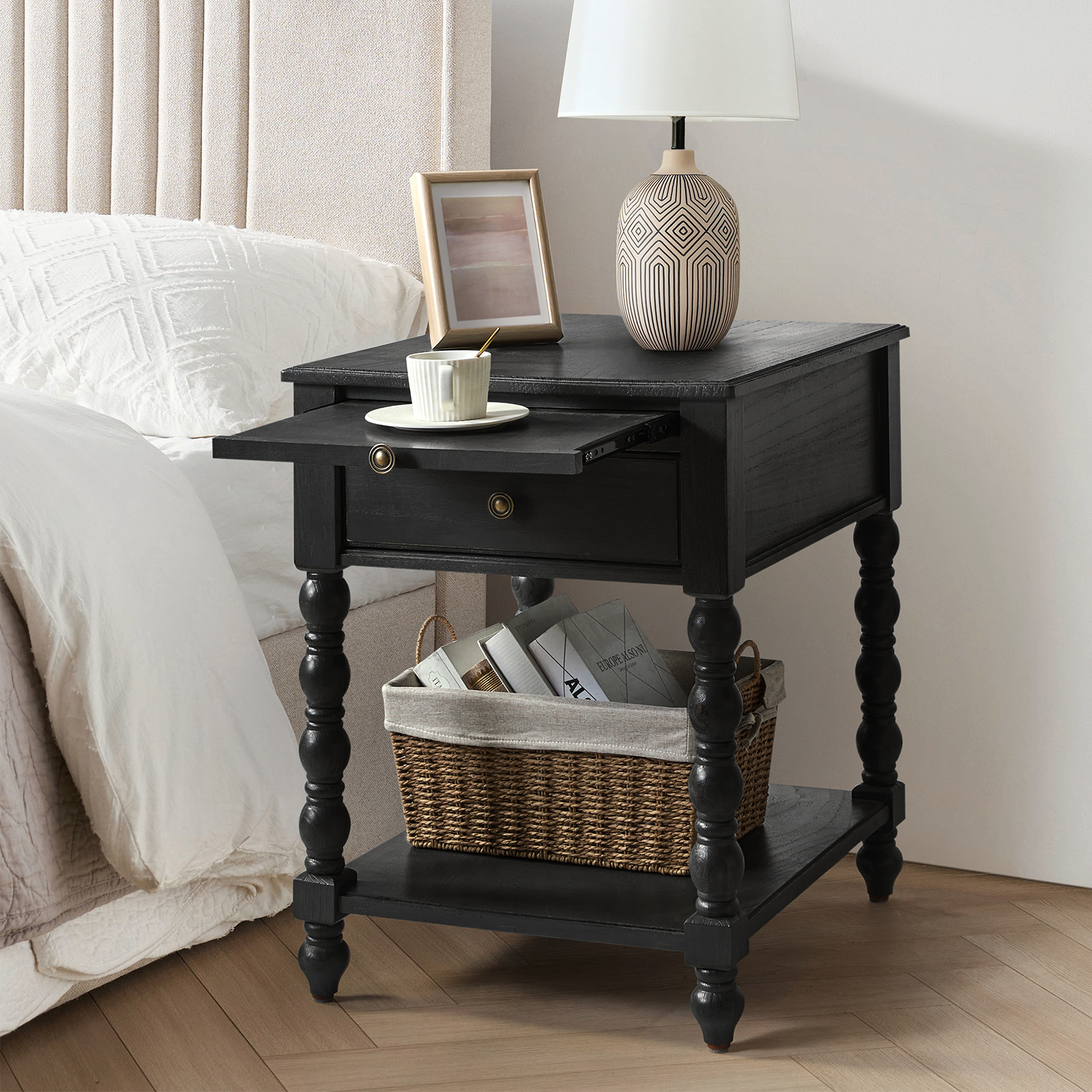 Eric-Charcoal-Solid-Wood-Farmhouse-End-Table-with-Charging-1