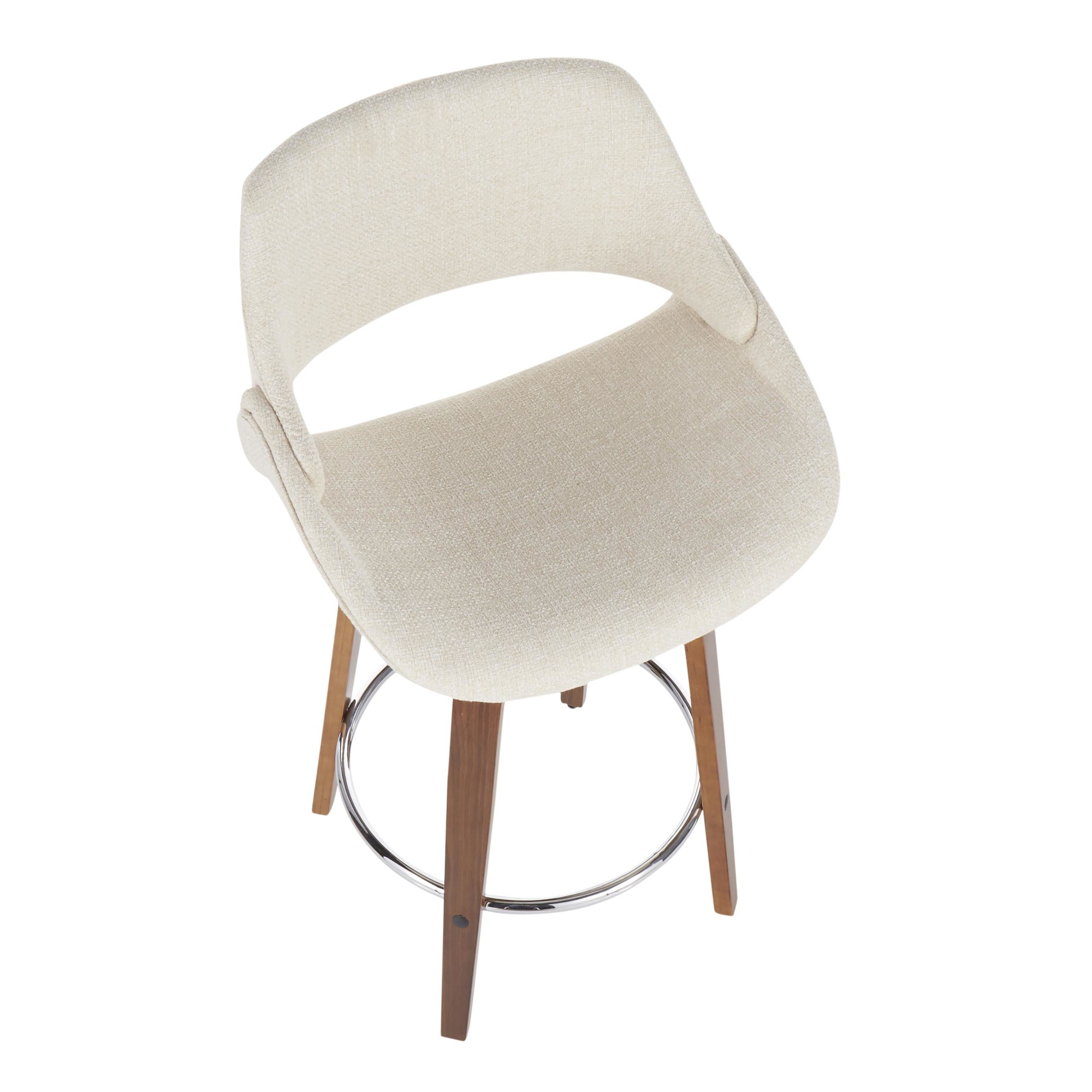Fabrico-26-Inch-Cream-Walnut-Mid-Century-Swivel-Counter-Stools-Set-of-2-9