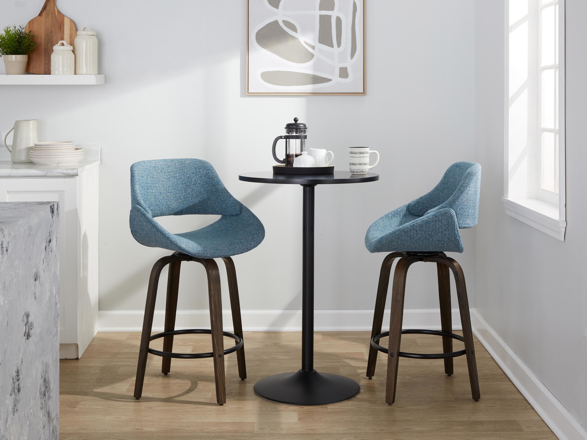 Fabrico-26-Inch-Mid-Century-Modern-Swivel-Counter-Stools-in-Walnut-and-Blue-Fabric-Set-of-2-Set-of-2-2