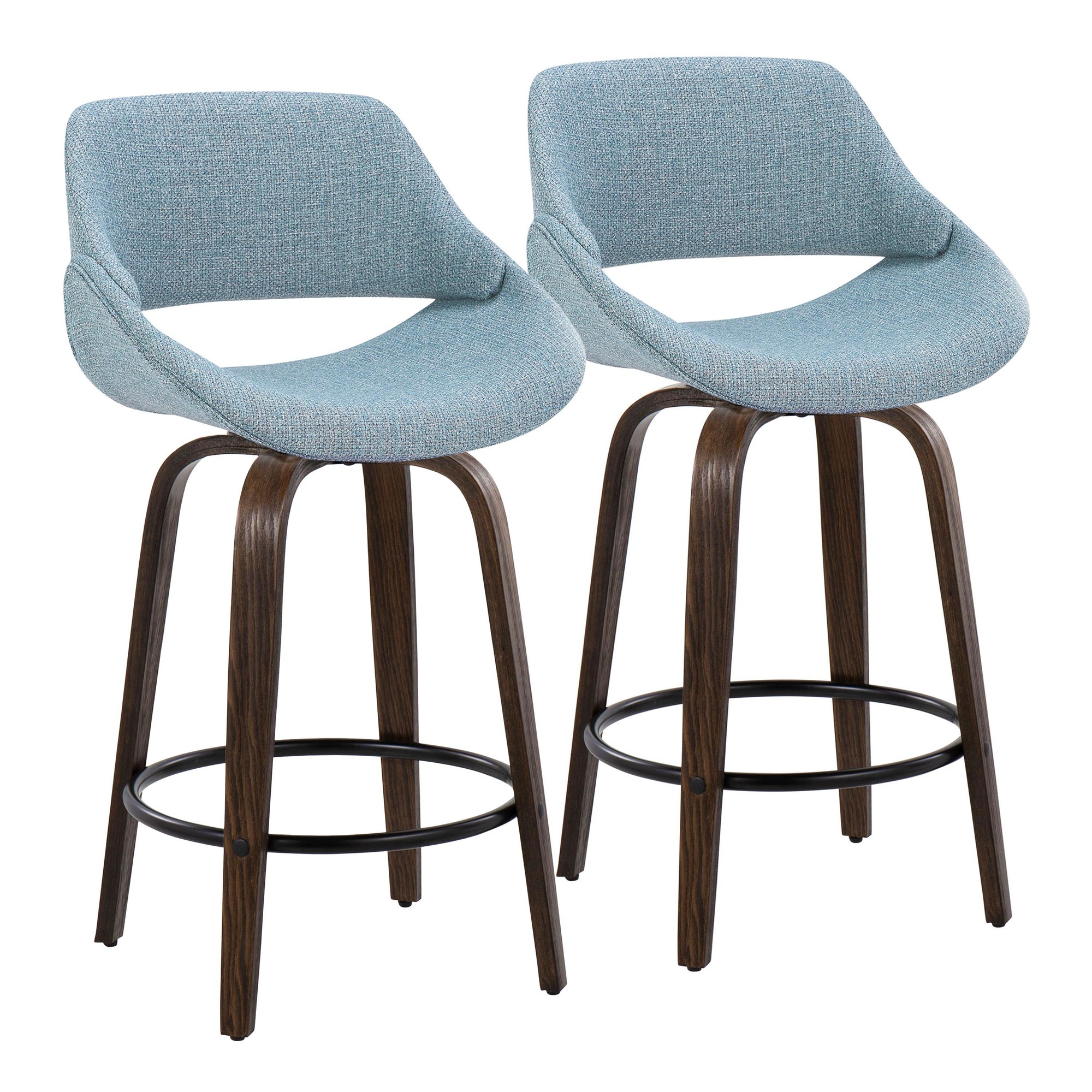 Fabrico-26-Inch-Mid-Century-Modern-Swivel-Counter-Stools-in-Walnut-and-Blue-Fabric-Set-of-2-Set-of-2-4