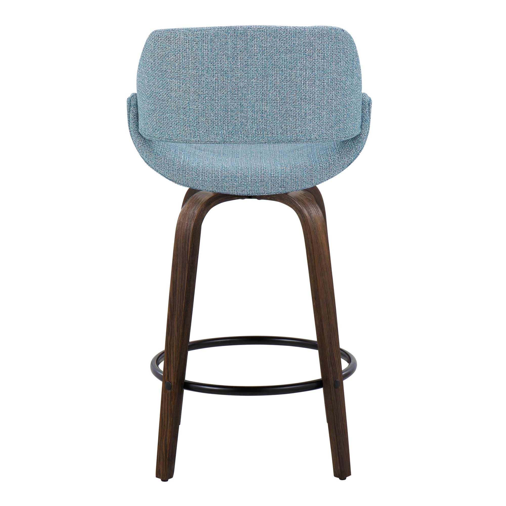 Fabrico-26-Inch-Mid-Century-Modern-Swivel-Counter-Stools-in-Walnut-and-Blue-Fabric-Set-of-2-Set-of-2-8