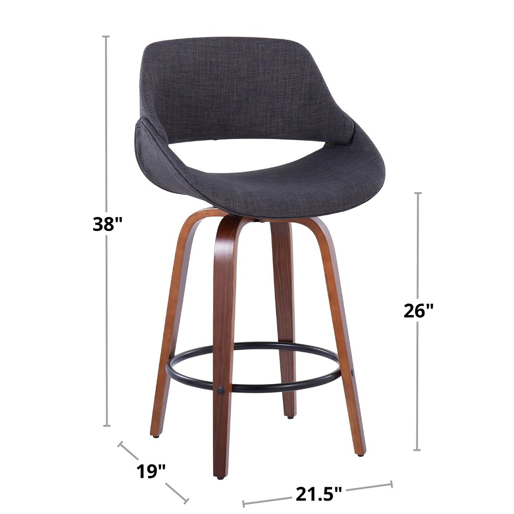 Fabrico-26-Inch-Mid-Century-Modern-Swivel-Counter-Stools-in-Walnut-and-Charcoal-Set-of-2-Set-of-2-9
