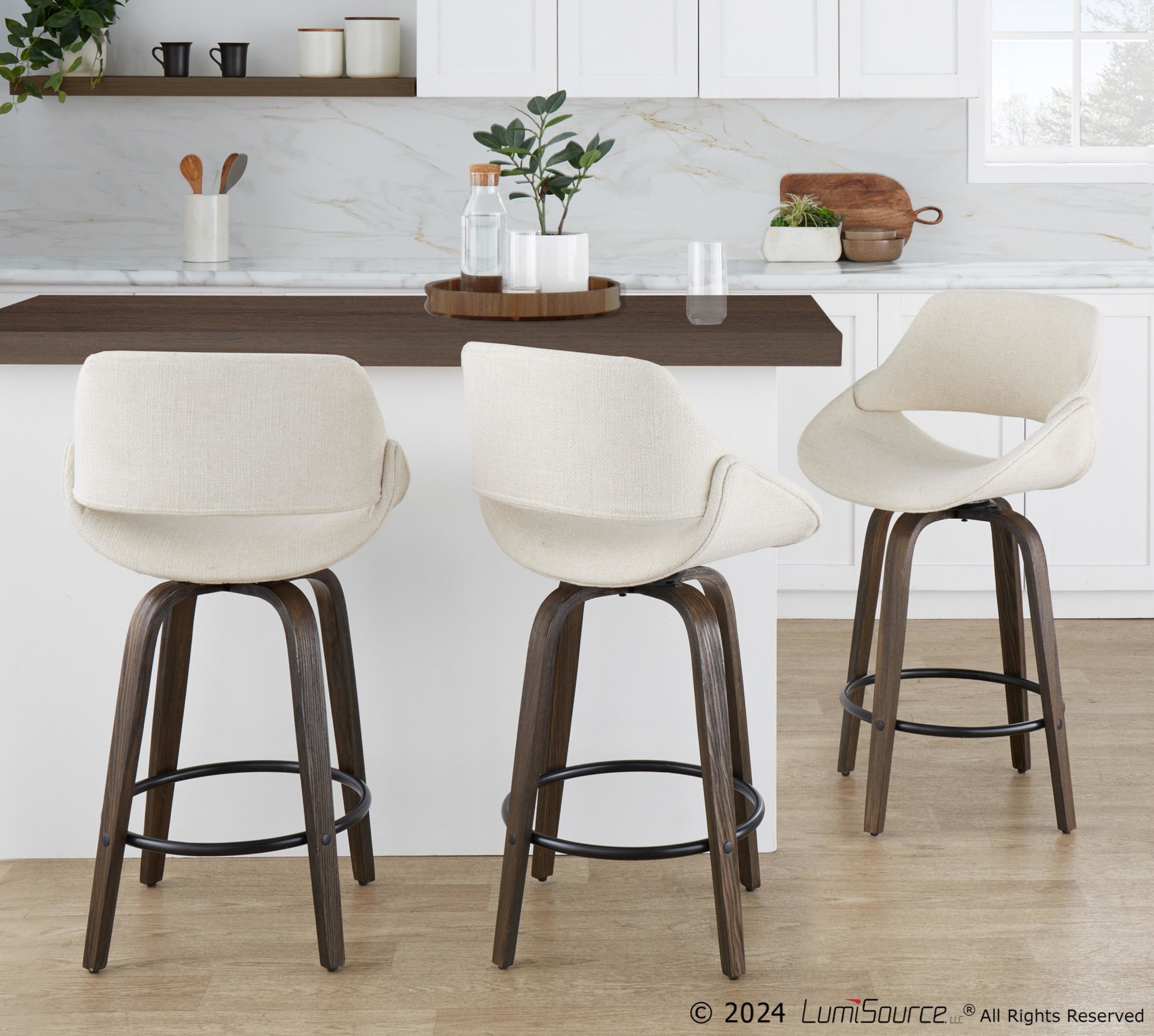 Fabrico-26-Inch-Mid-Century-Modern-Swivel-Counter-Stools-in-Walnut-and-Cream-Fabric-Set-of-2-Set-of-2-1