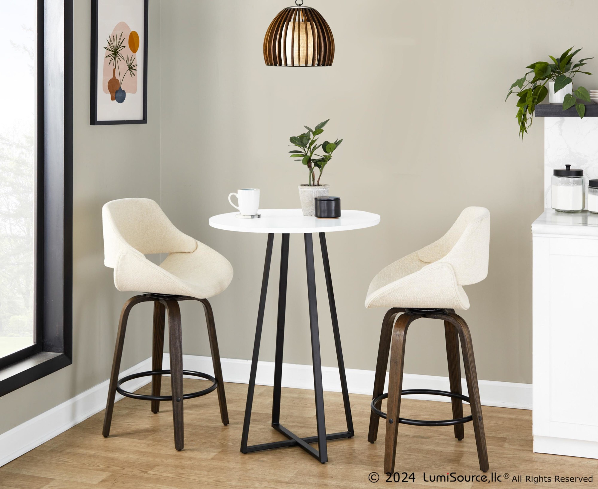 Fabrico-26-Inch-Mid-Century-Modern-Swivel-Counter-Stools-in-Walnut-and-Cream-Fabric-Set-of-2-Set-of-2-2