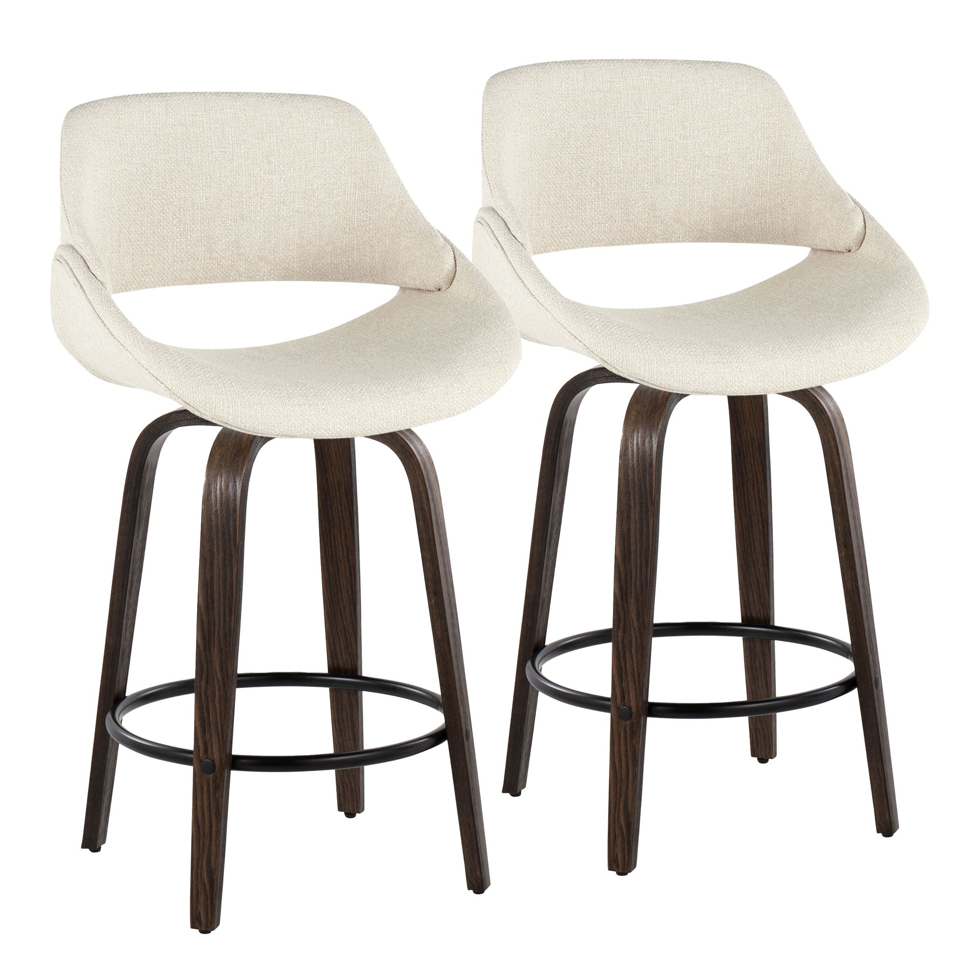 Fabrico-26-Inch-Mid-Century-Modern-Swivel-Counter-Stools-in-Walnut-and-Cream-Fabric-Set-of-2-Set-of-2-4