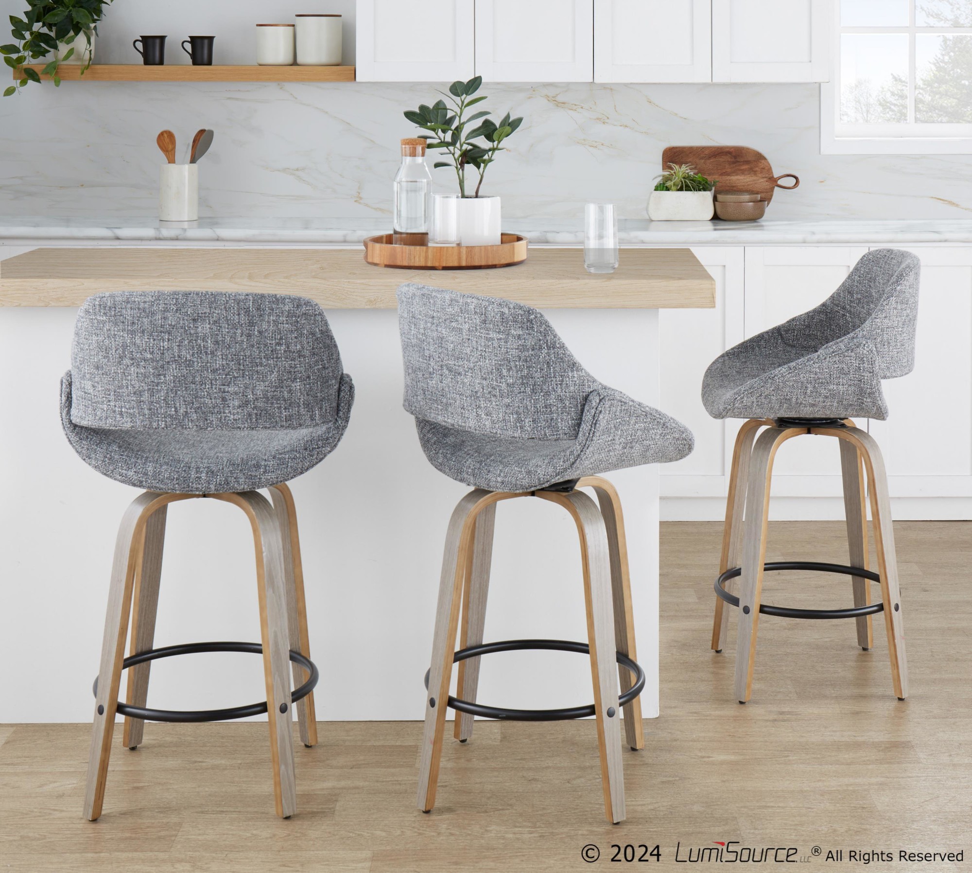 Fabrico-26-Mid-Century-Modern-Swivel-Counter-Stools-Grey-Set-of-2-Set-of-2