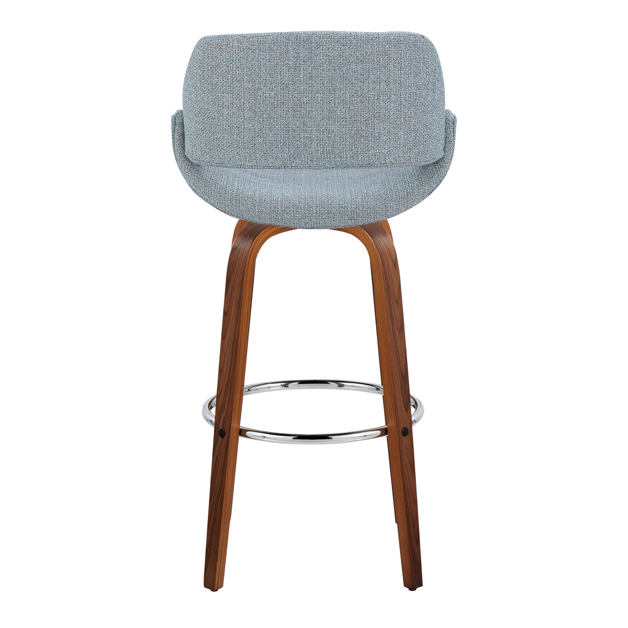 Fabrico-30-Inch-Mid-Century-Modern-Swivel-Barstool-in-Walnut-and-Blue-Fabric-with-Chrome-Footrest-Set-of-2-Set-of-2-6