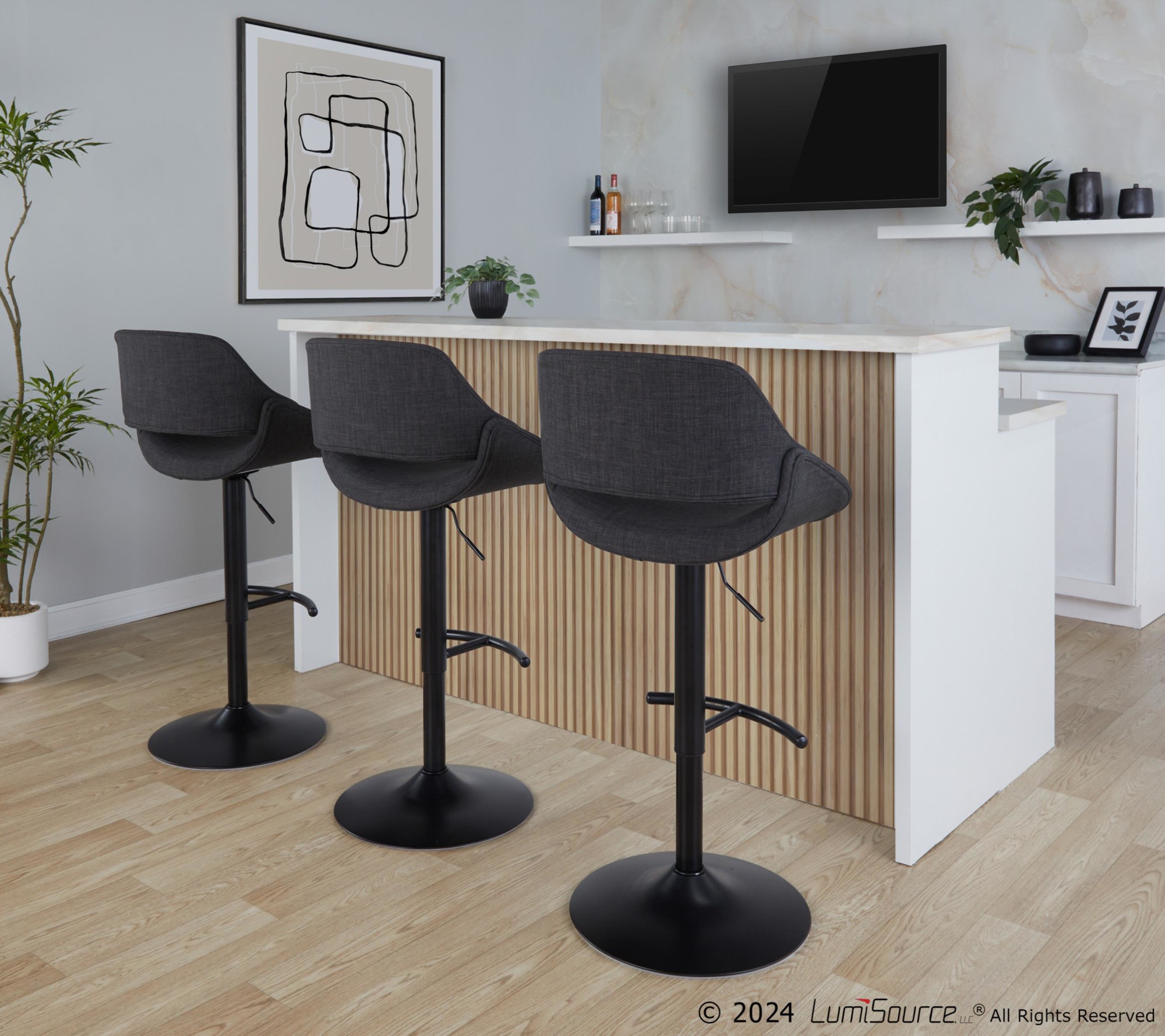 Fabrico-Black-Metal-Charcoal-Contemporary-Adjustable-Barstool-Set-of-2