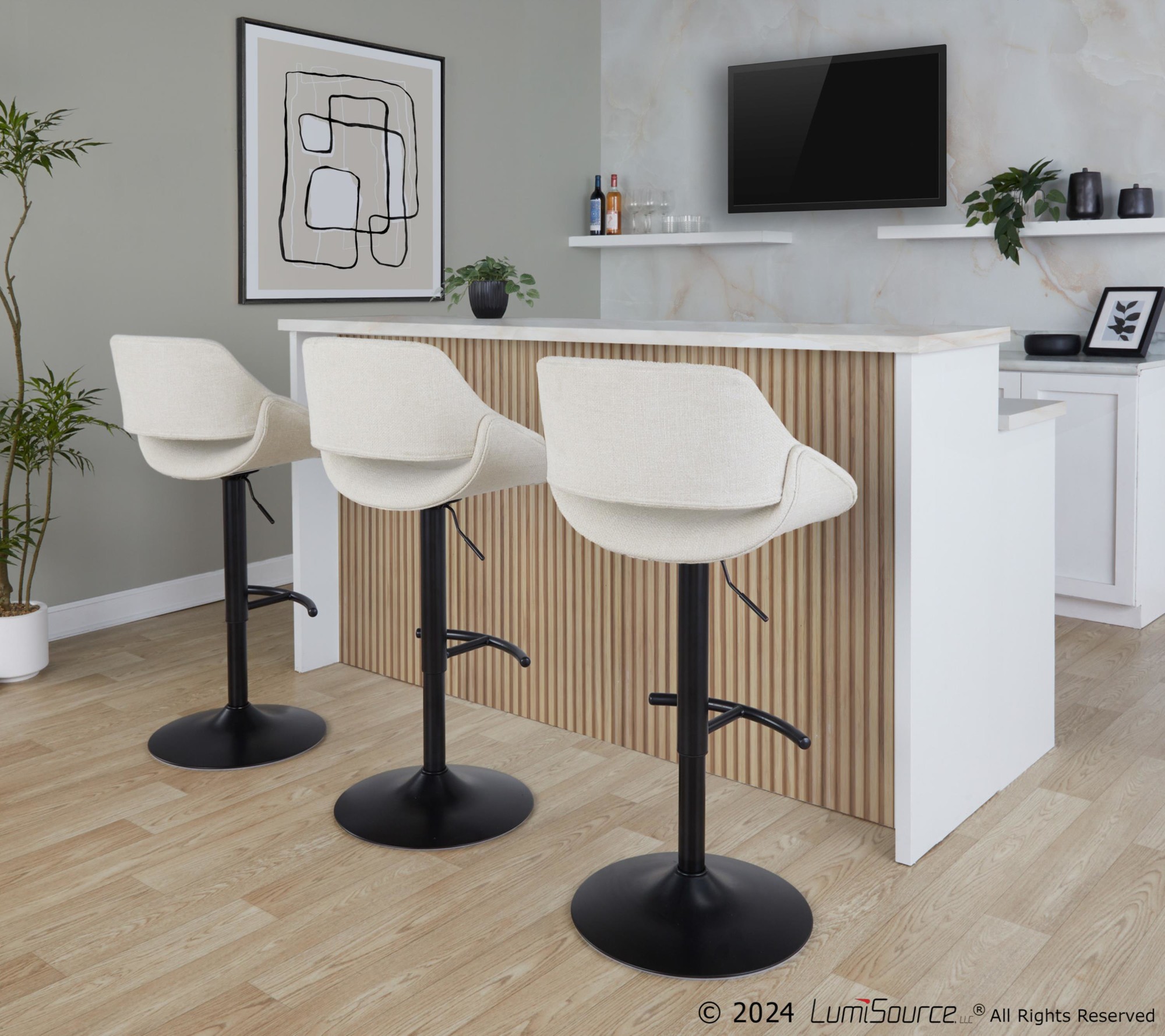 Fabrico-Cream-Noise-Black-Metal-Contemporary-Adjustable-Barstools-Set-of-2