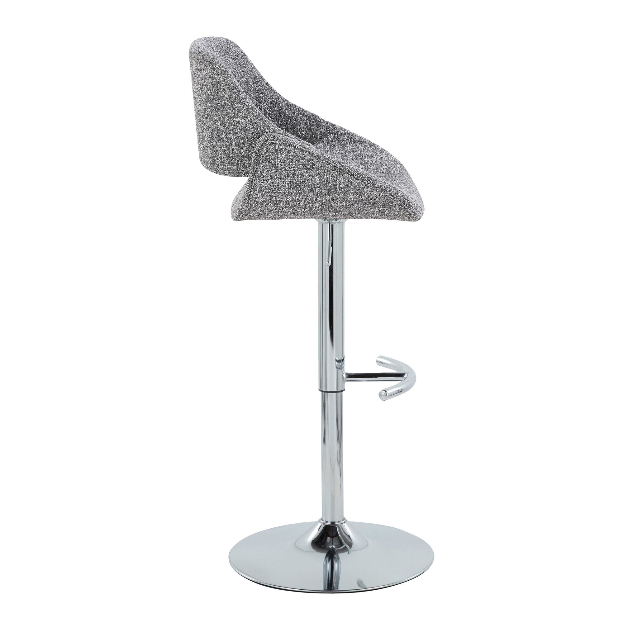 Fabrico-Grey-Noise-Chrome-Contemporary-Adjustable-Barstool-Set-of-2-4