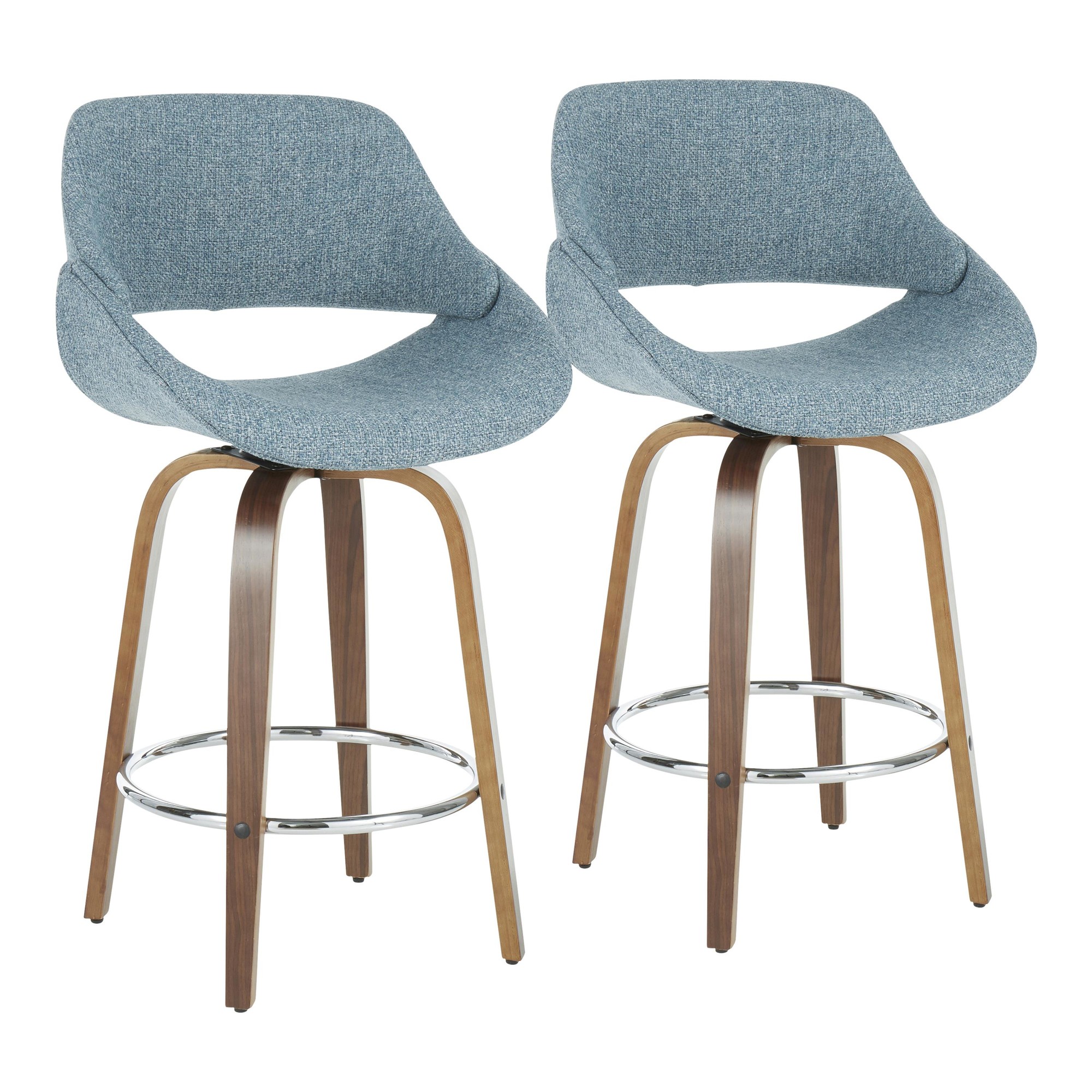 Fabrico-Mid-Century-Modern-Swivel-Counter-Stools-Walnut-Blue-Set-of-2-Set-of-2-3
