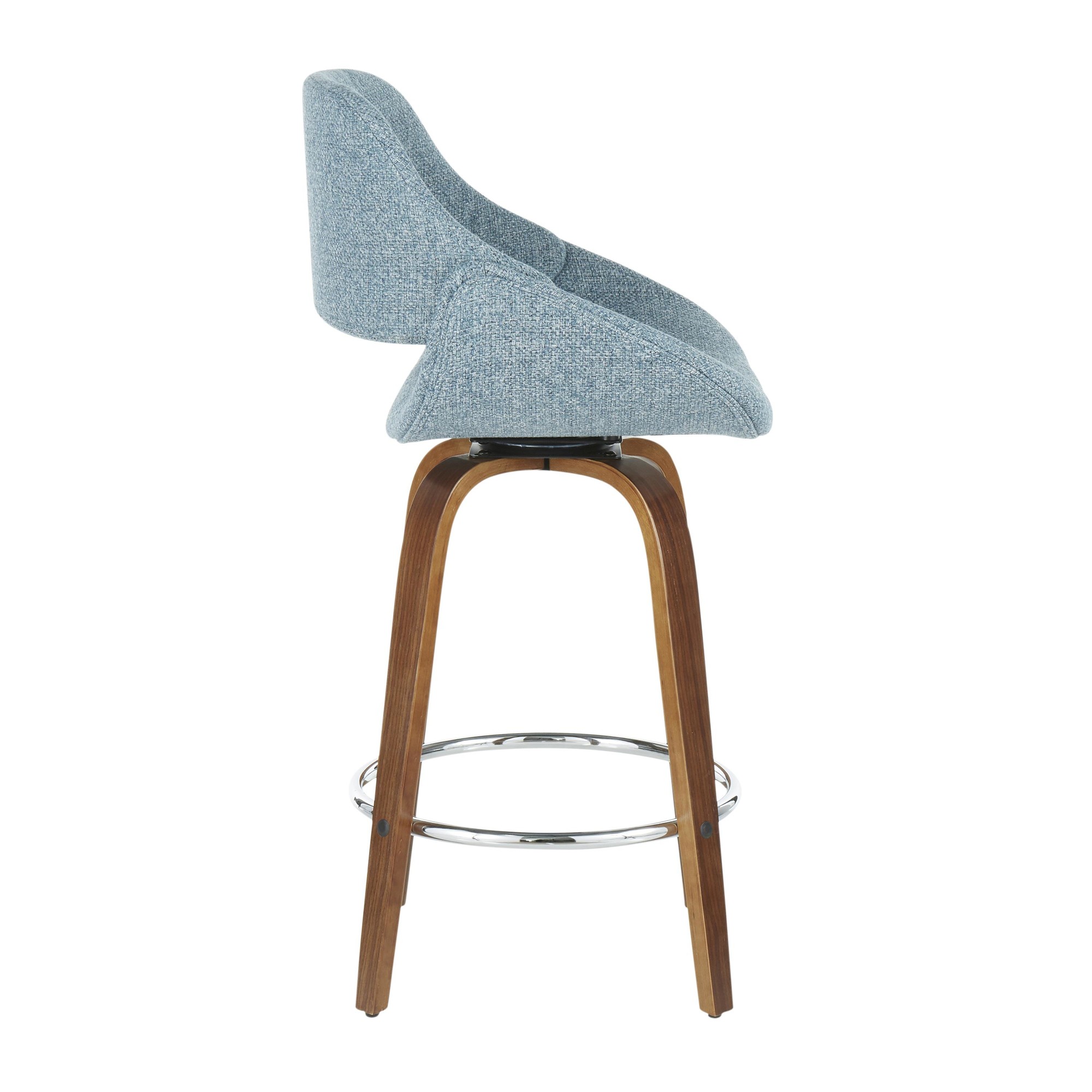 Fabrico-Mid-Century-Modern-Swivel-Counter-Stools-Walnut-Blue-Set-of-2-Set-of-2-5