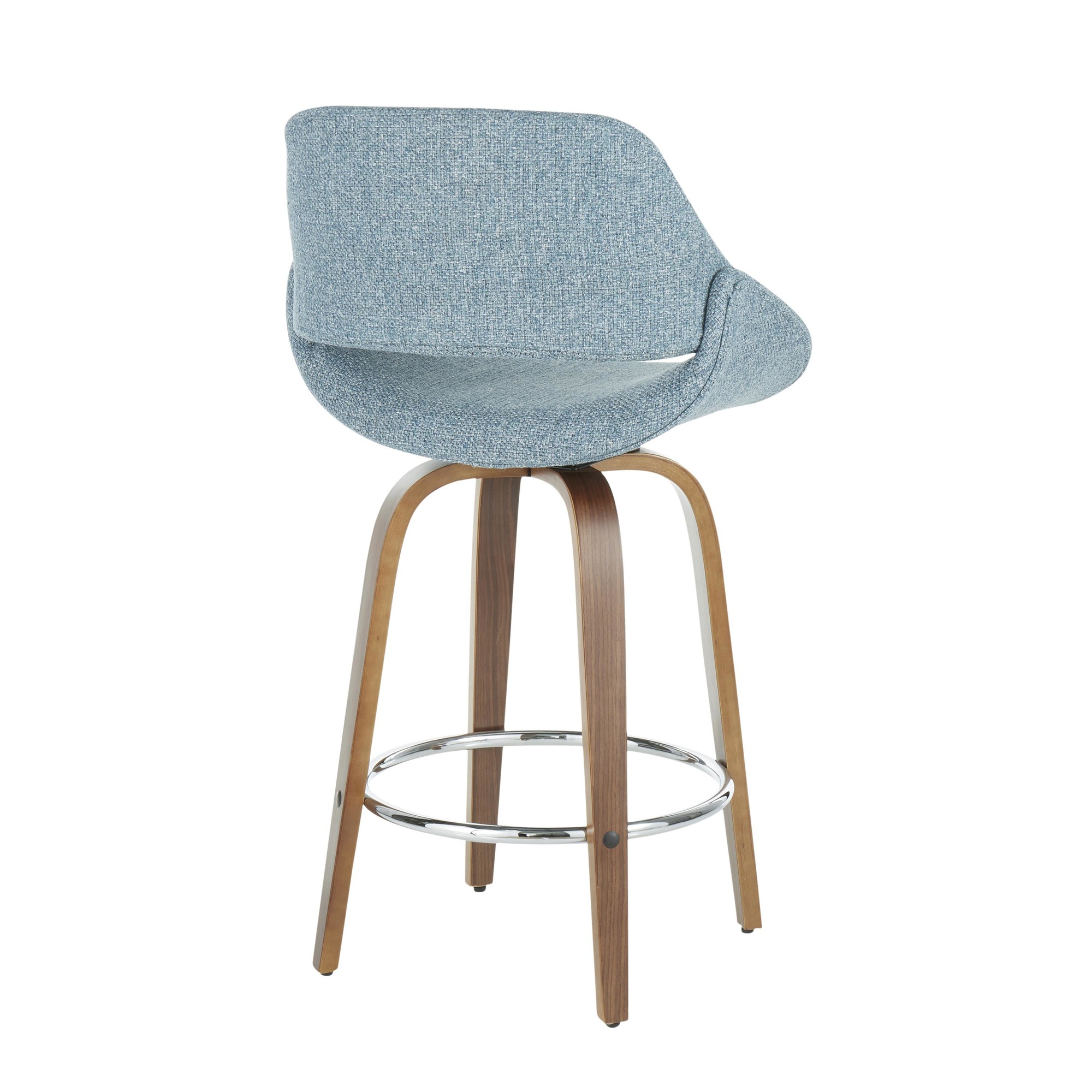 Fabrico-Mid-Century-Modern-Swivel-Counter-Stools-Walnut-Blue-Set-of-2-Set-of-2-6