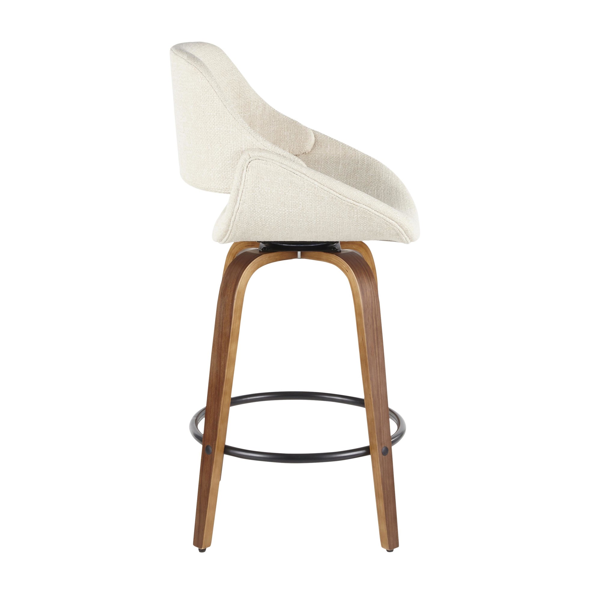 Fabrico-Mid-Century-Modern-Swivel-Counter-Stools-Walnut-Cream-Set-of-2-Set-of-2-5