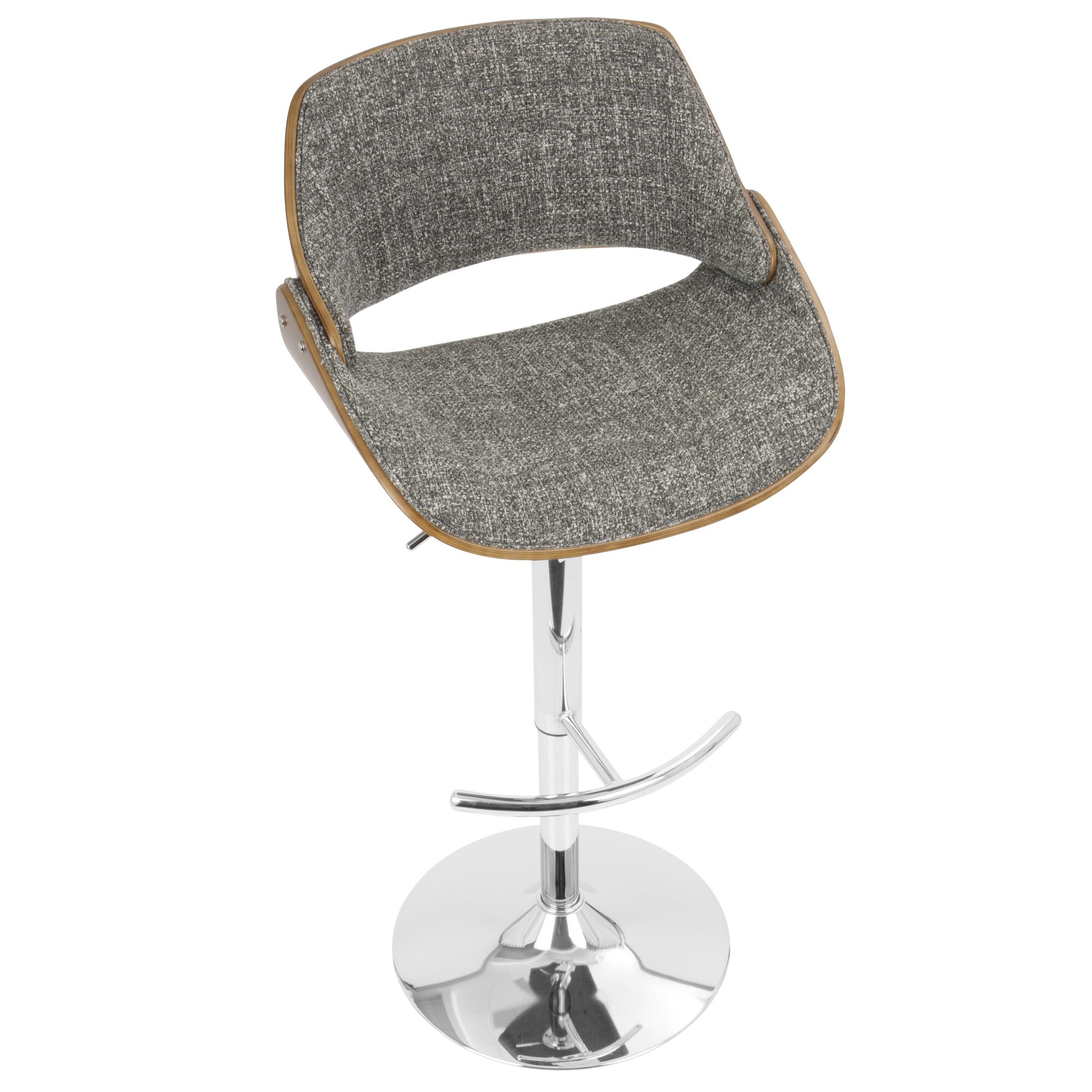 Fabrizzi-Mid-Century-Modern-Walnut-and-Grey-Adjustable-Swivel-Barstool-10