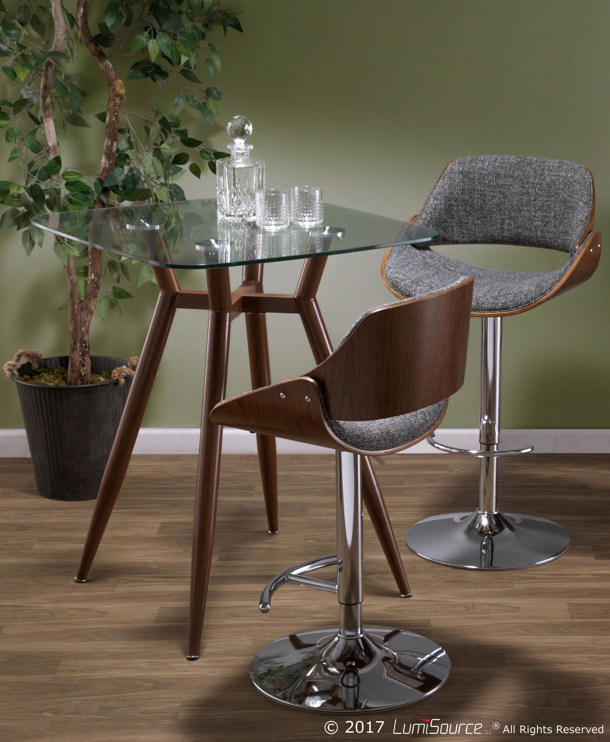 Fabrizzi-Mid-Century-Modern-Walnut-and-Grey-Adjustable-Swivel-Barstool-2