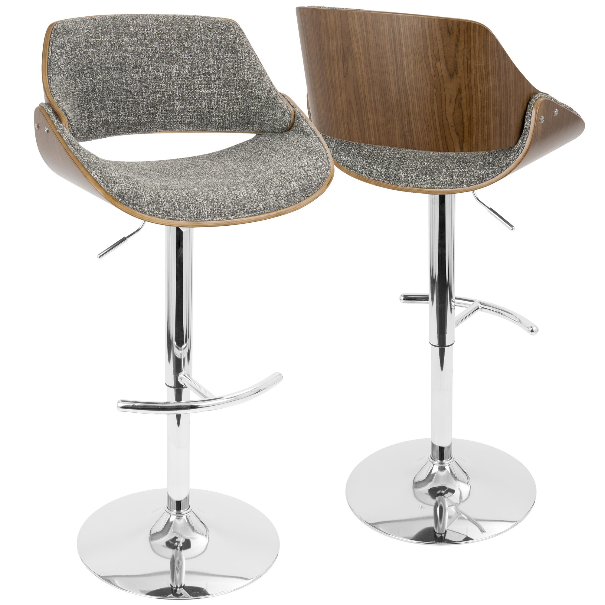 Fabrizzi-Mid-Century-Modern-Walnut-and-Grey-Adjustable-Swivel-Barstool-5