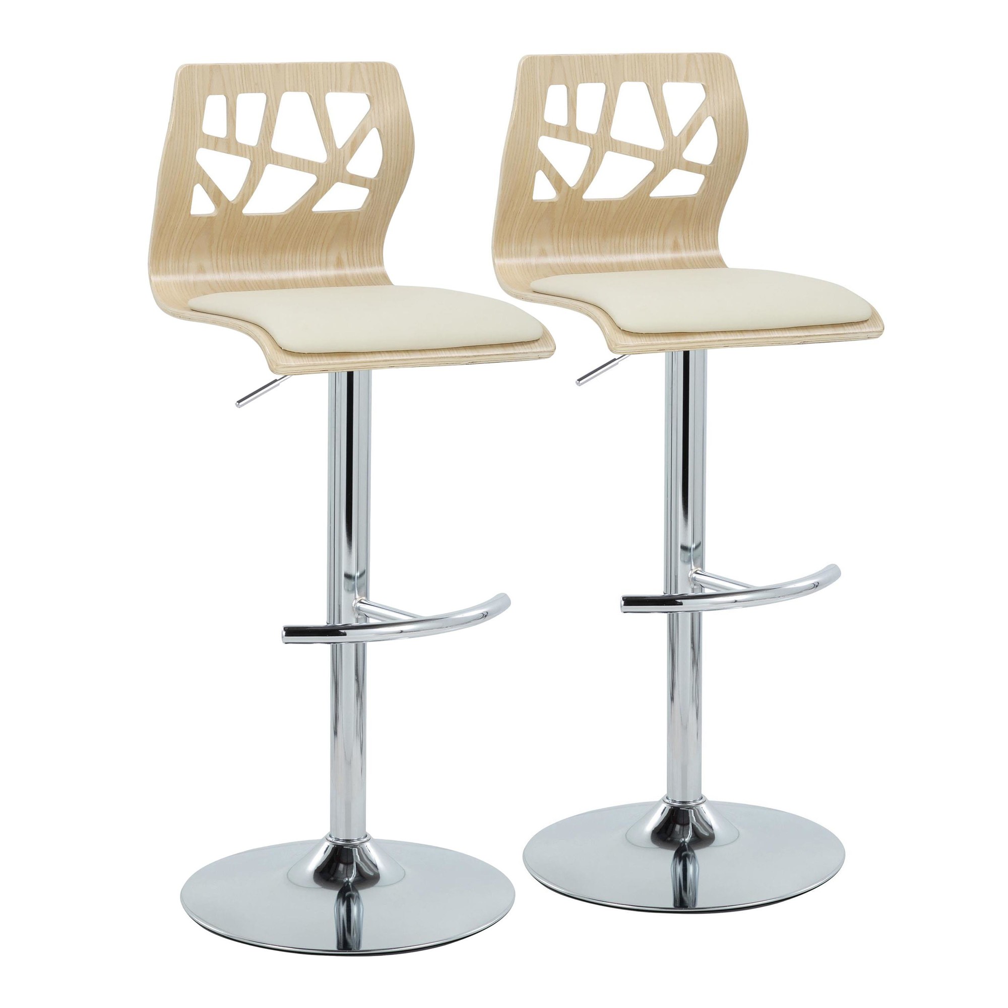 Folia-Cream-Faux-Leather-Chrome-Contemporary-Adjustable-Barstool-Set-of-2-4