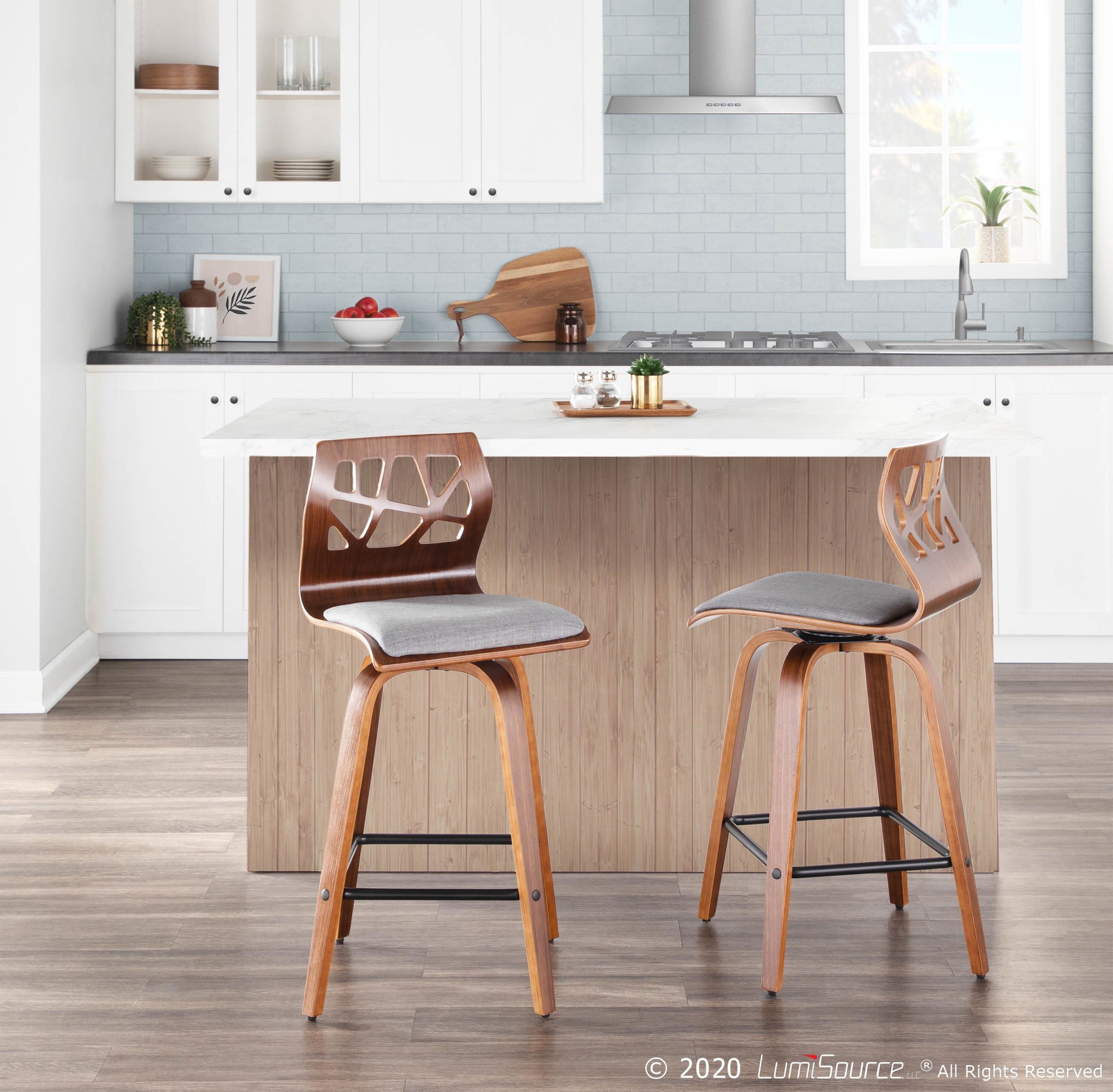 Folia-Mid-Century-Modern-Walnut-Wood-Light-Grey-Counter-Stools-Set-of-2-1