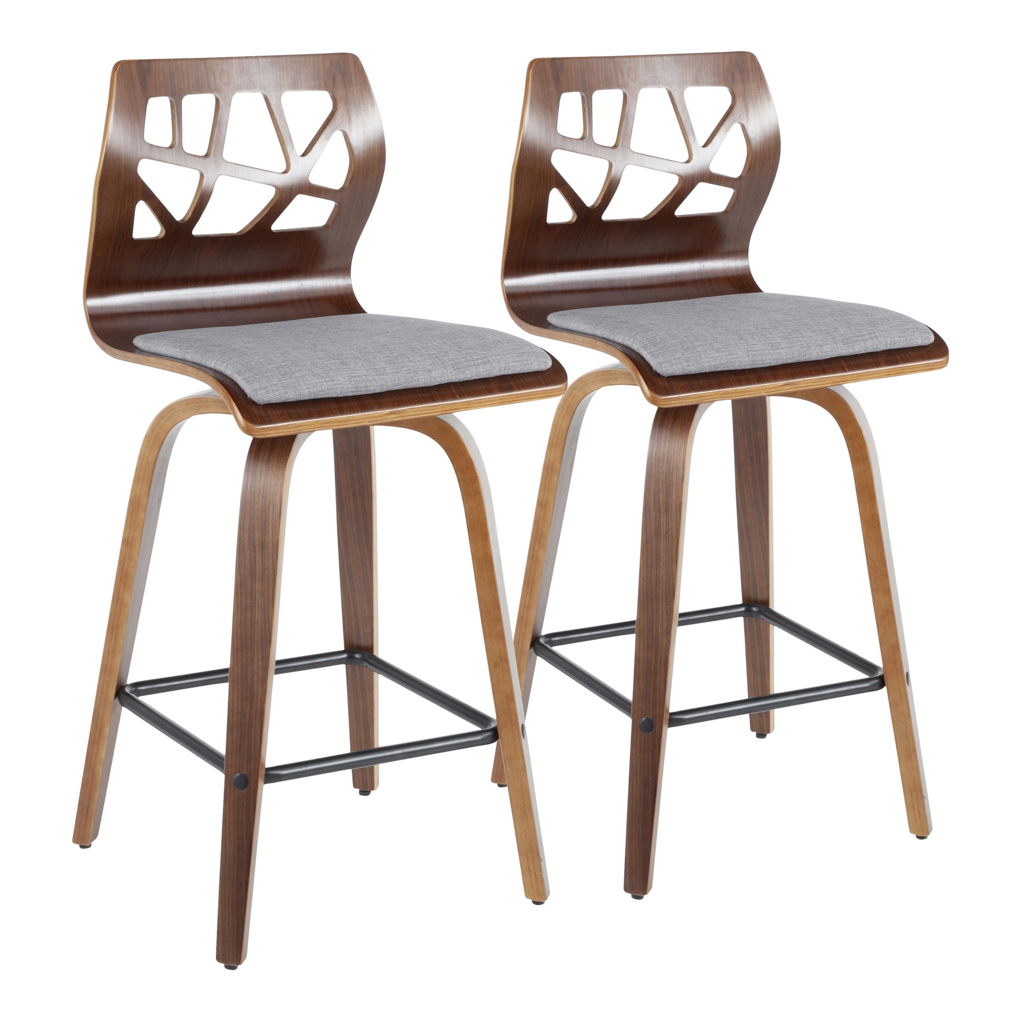 Folia-Mid-Century-Modern-Walnut-Wood-Light-Grey-Counter-Stools-Set-of-2-8