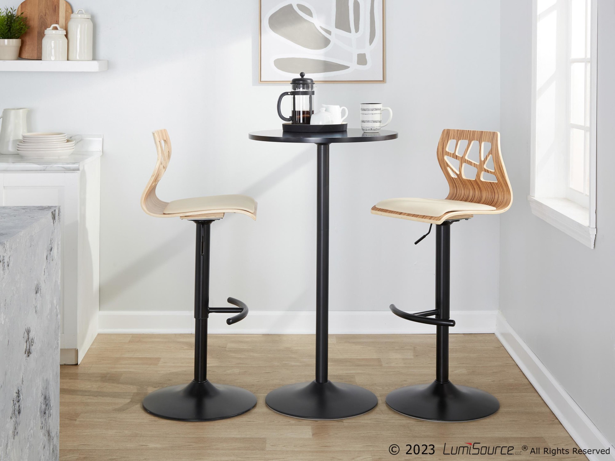 Folia-Mid-Century-Modern-Zebra-Wood-Barstool-Cream-Faux-Leather-Set-of-2-2