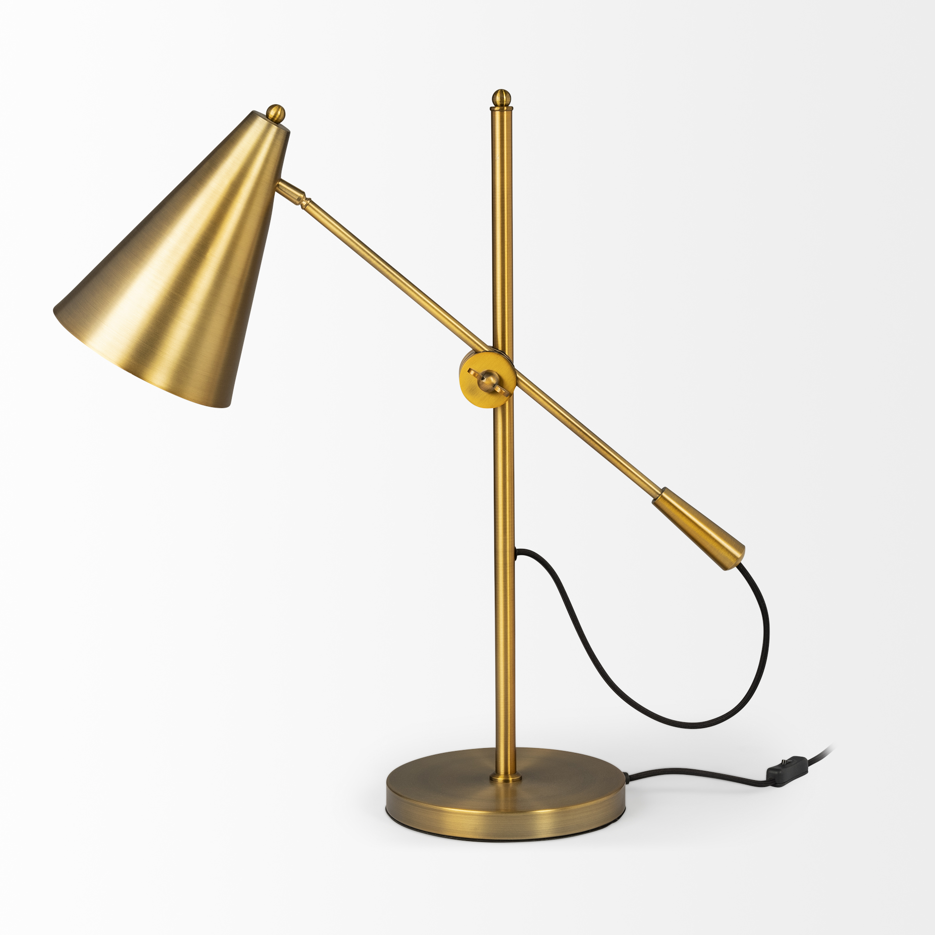 Fragon-I-26H-Gold-Tone-Metal-Adjustable-Cone-Shade-Table-Lamp-3