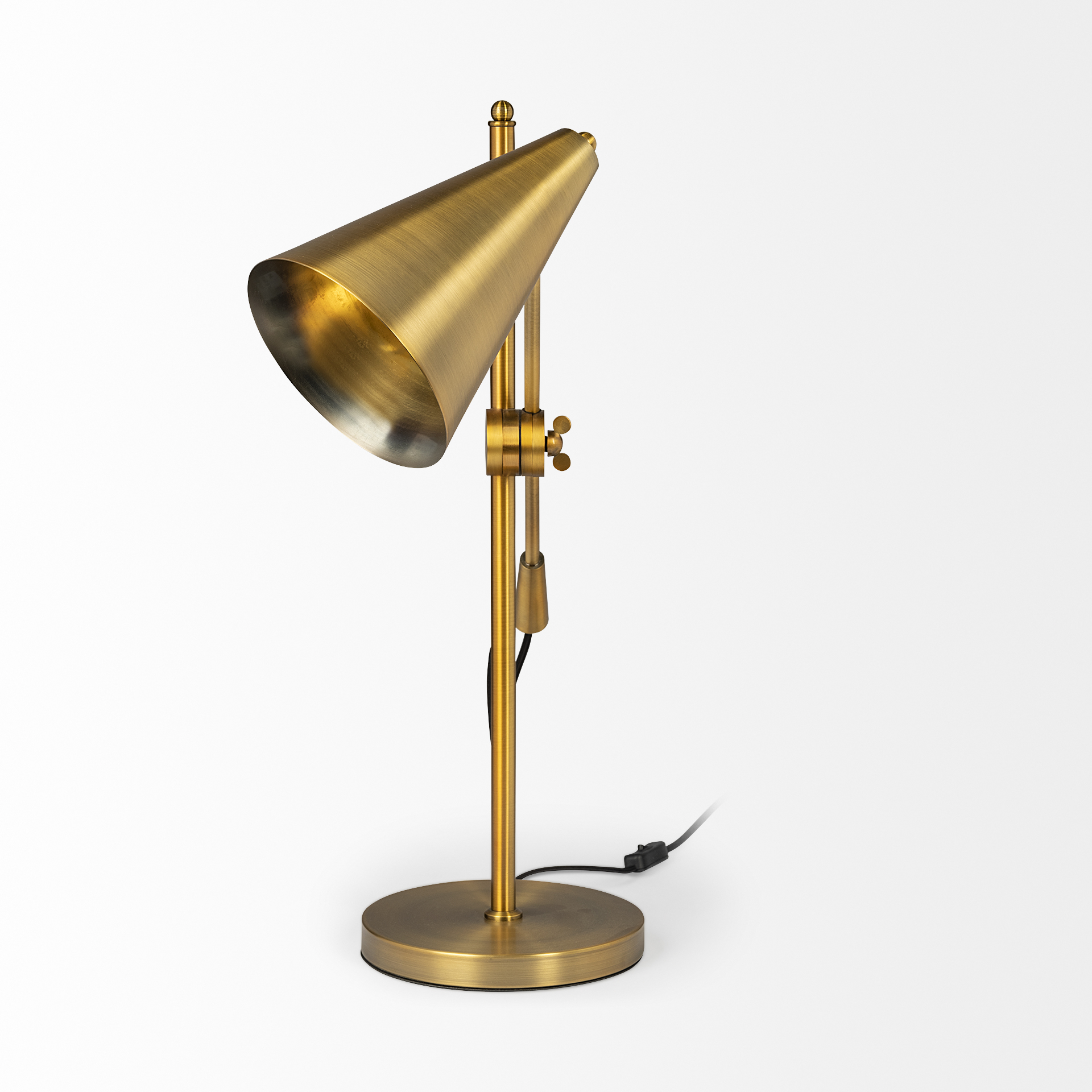 Fragon-I-26H-Gold-Tone-Metal-Adjustable-Cone-Shade-Table-Lamp-5