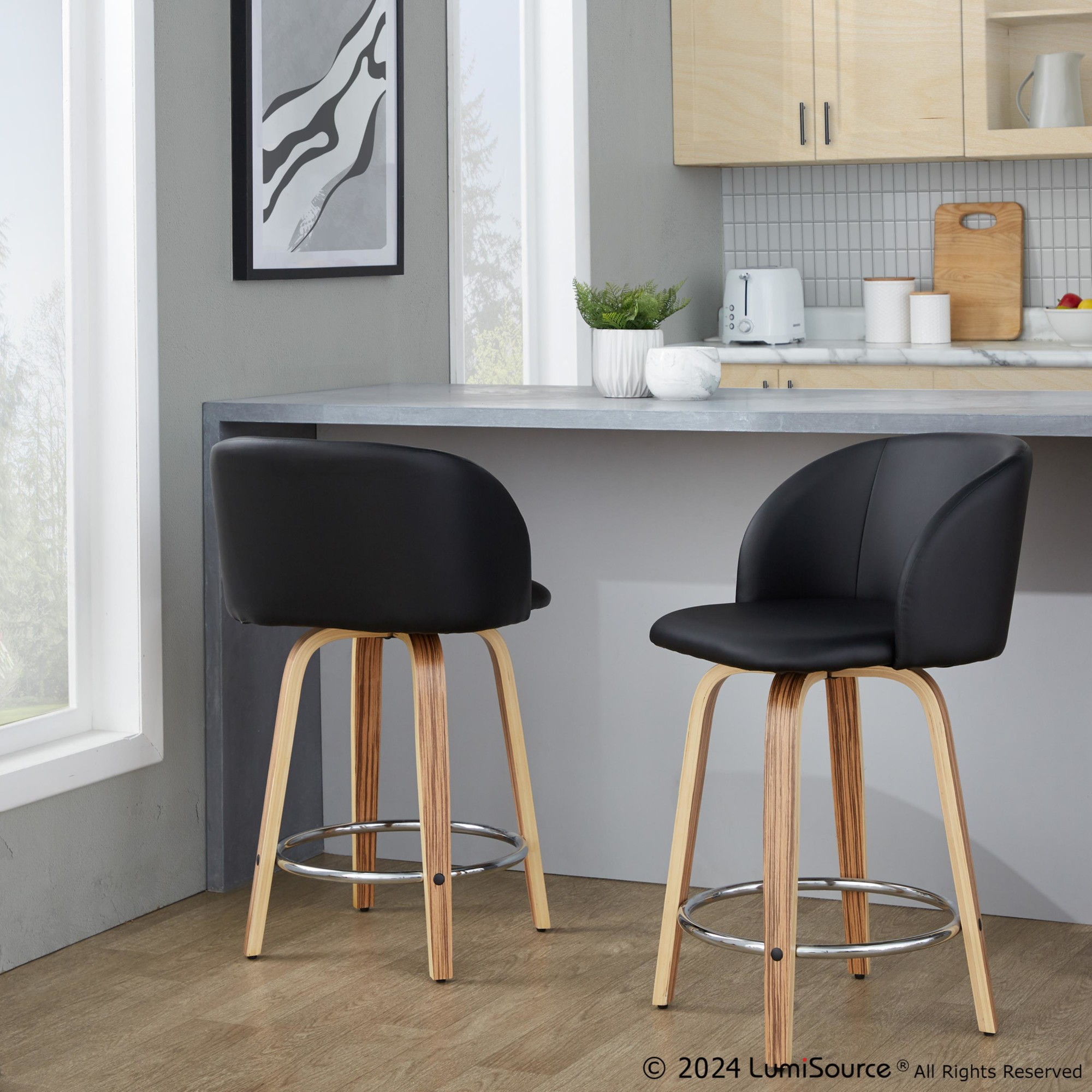 Fran-24-Mid-Century-ZebraBlack-Swivel-Counter-Stool-Set-of-2
